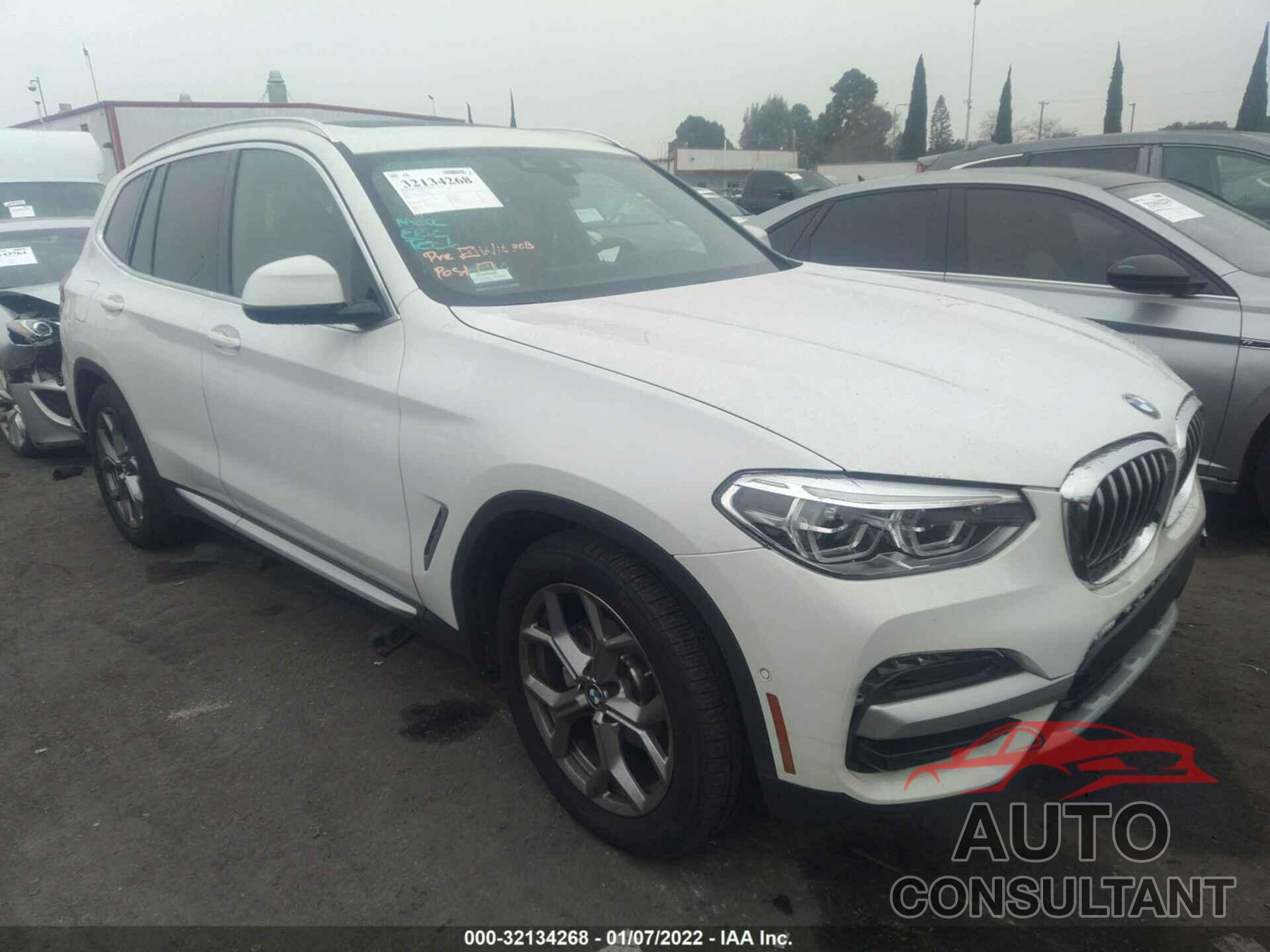 BMW X3 2021 - 5UXTS1C05M9F78753