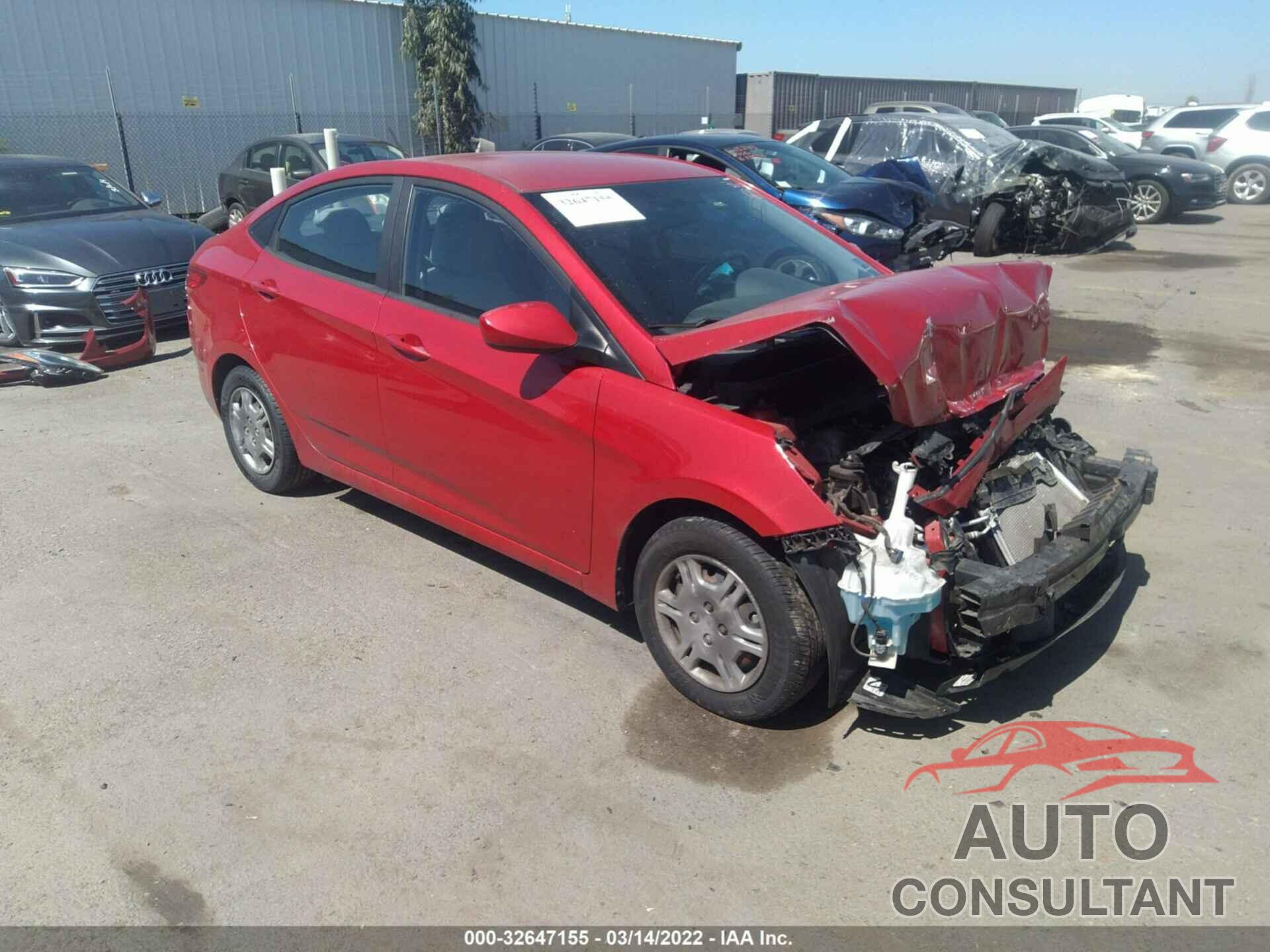 HYUNDAI ACCENT 2016 - KMHCT4AE5GU112202