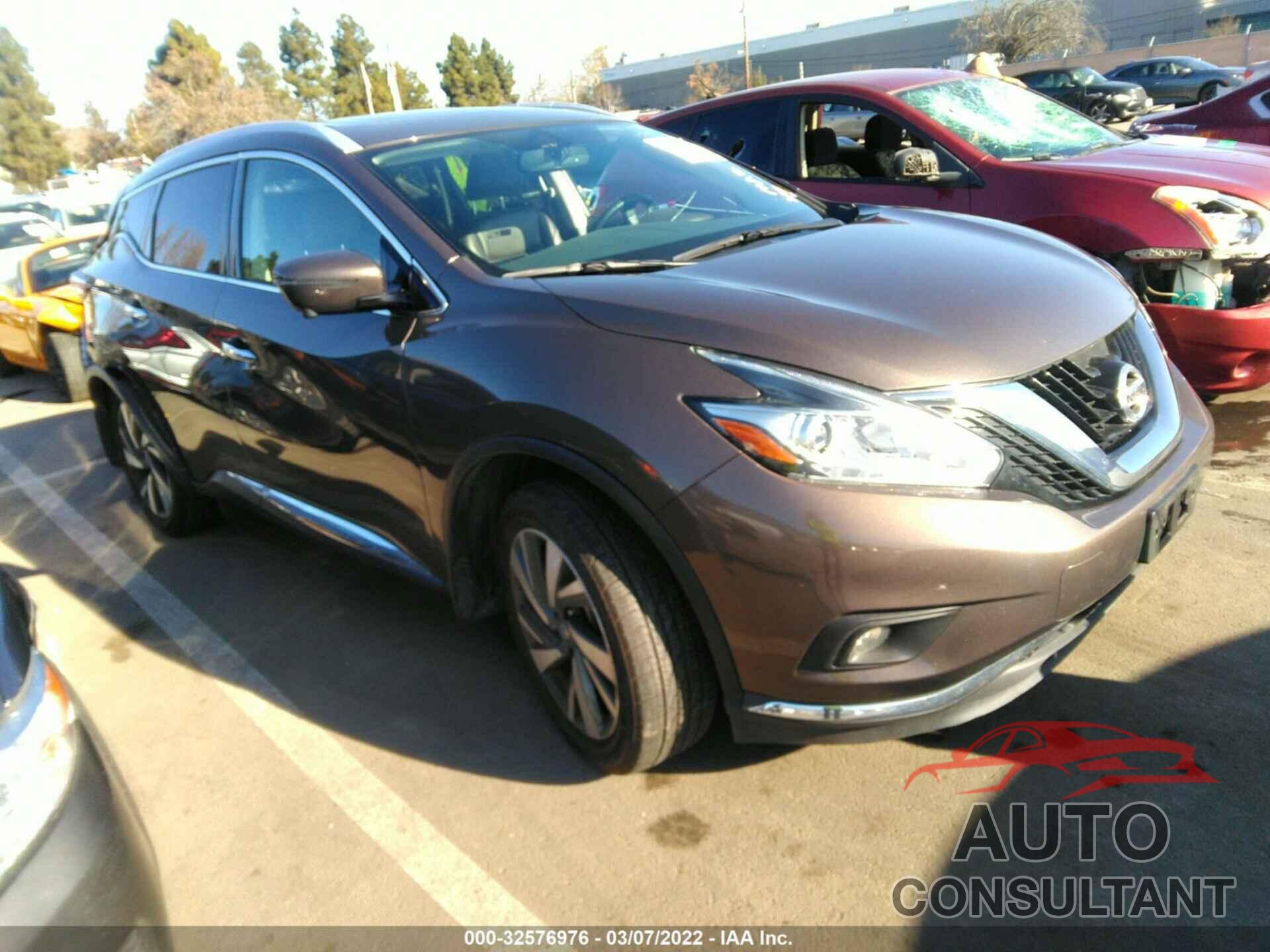 NISSAN MURANO 2018 - 5N1AZ2MG1JN175922