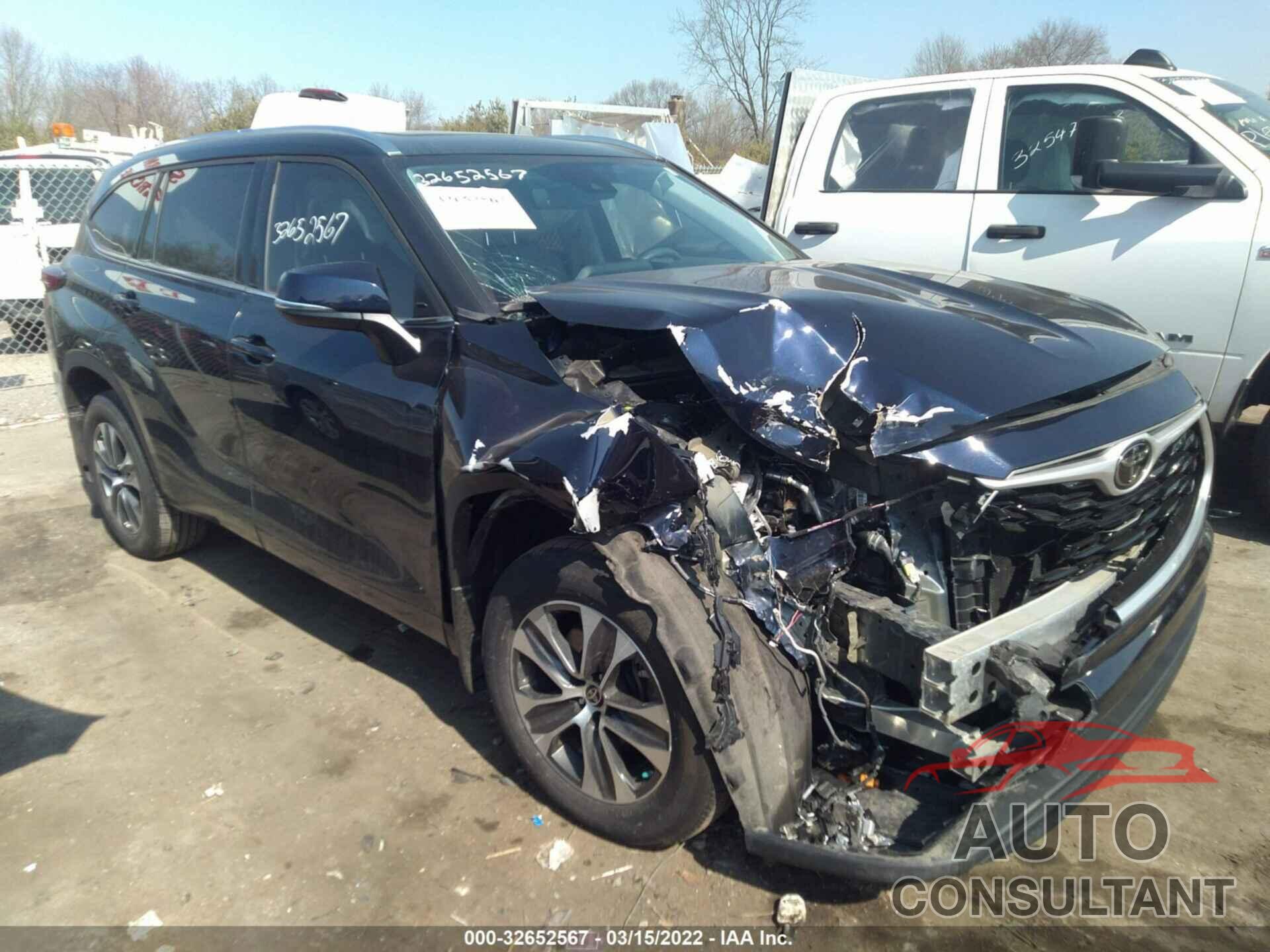 TOYOTA HIGHLANDER 2020 - 5TDHZRBH2LS002205