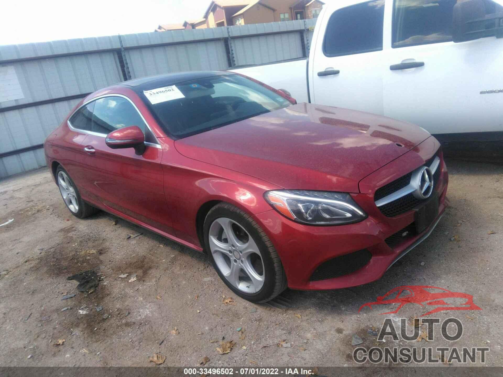 MERCEDES-BENZ C-CLASS 2017 - WDDWJ4JB8HF374806