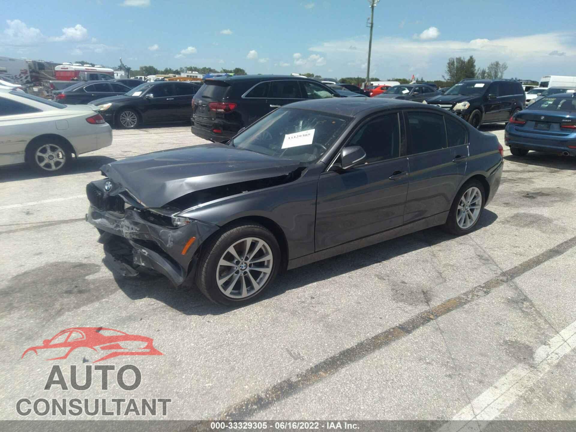 BMW 3 SERIES 2016 - WBA8A9C57GK618438