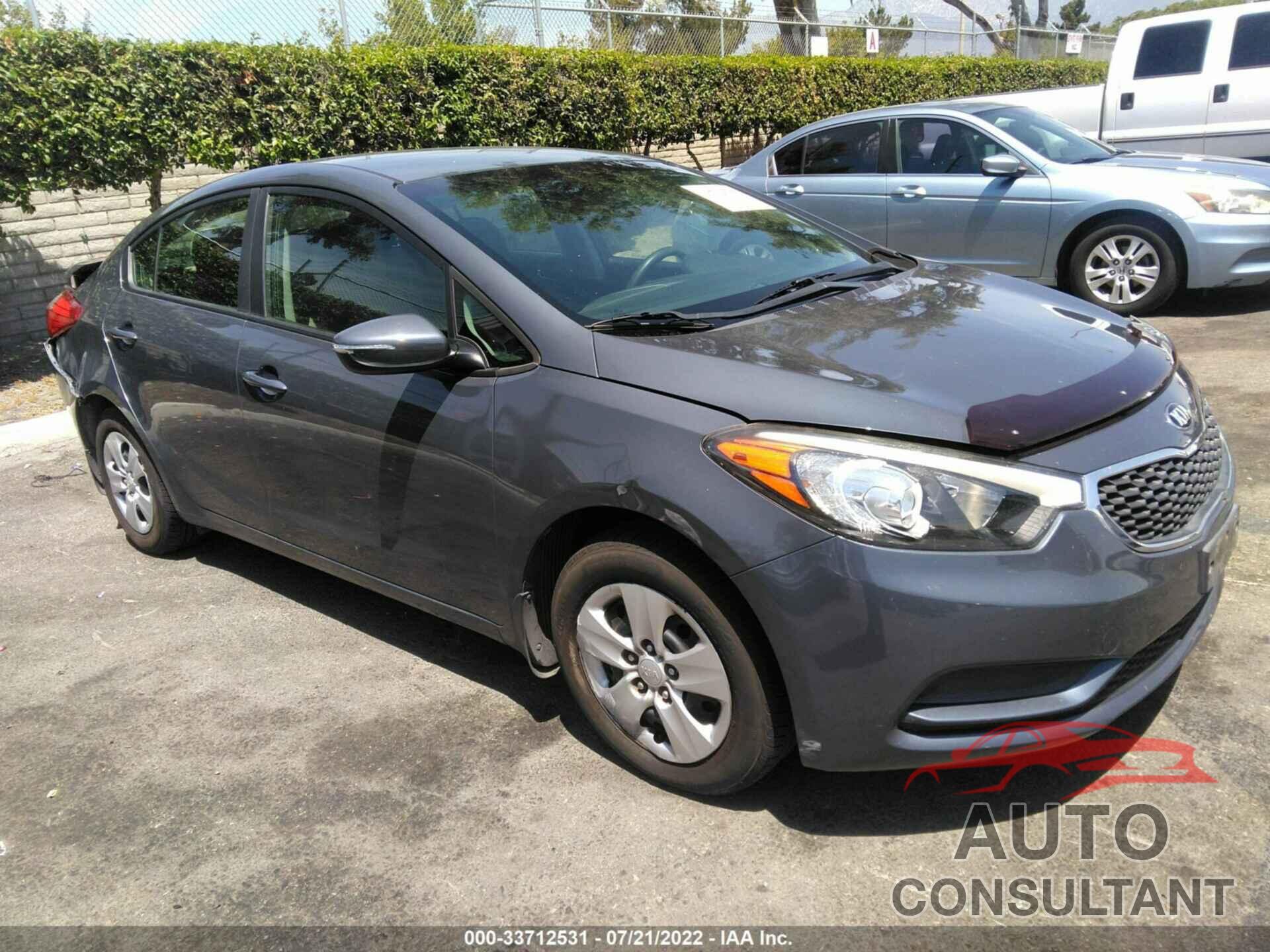 KIA FORTE 2016 - KNAFX4A64G5536654