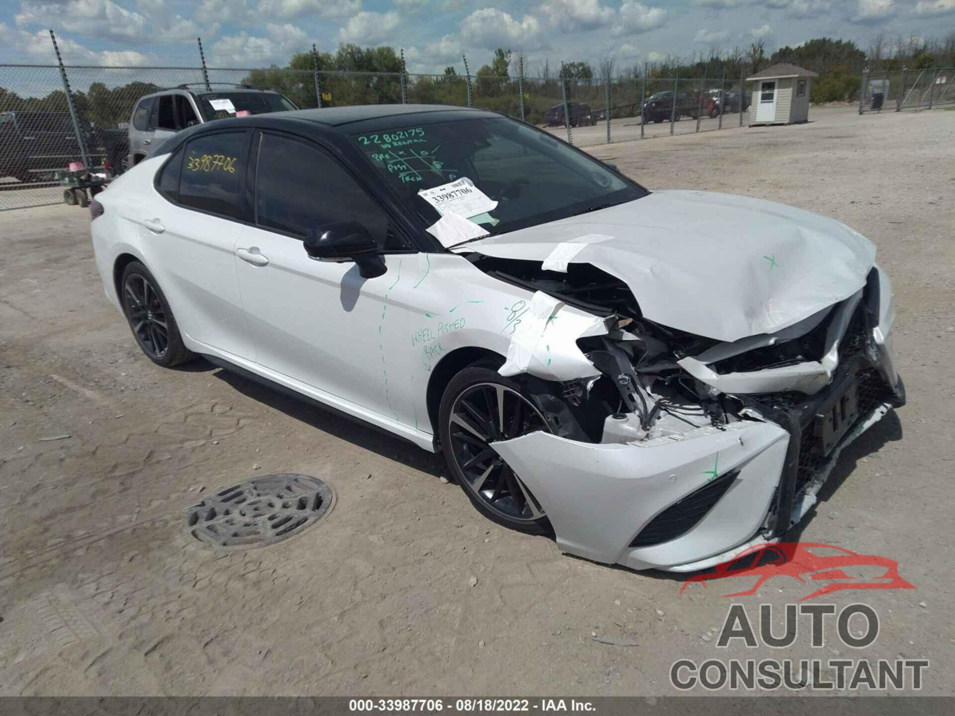 TOYOTA CAMRY 2019 - 4T1BZ1HK6KU030220