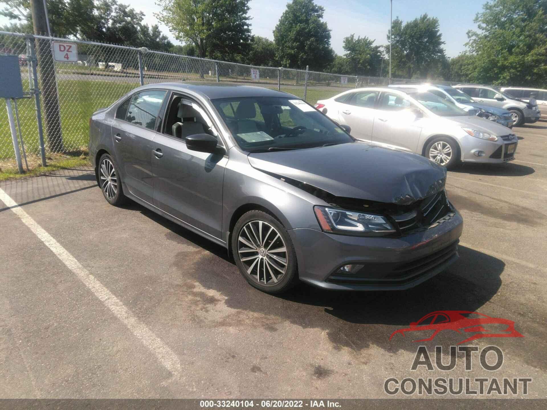 VOLKSWAGEN JETTA SEDAN 2016 - 3VWD17AJ3GM280628