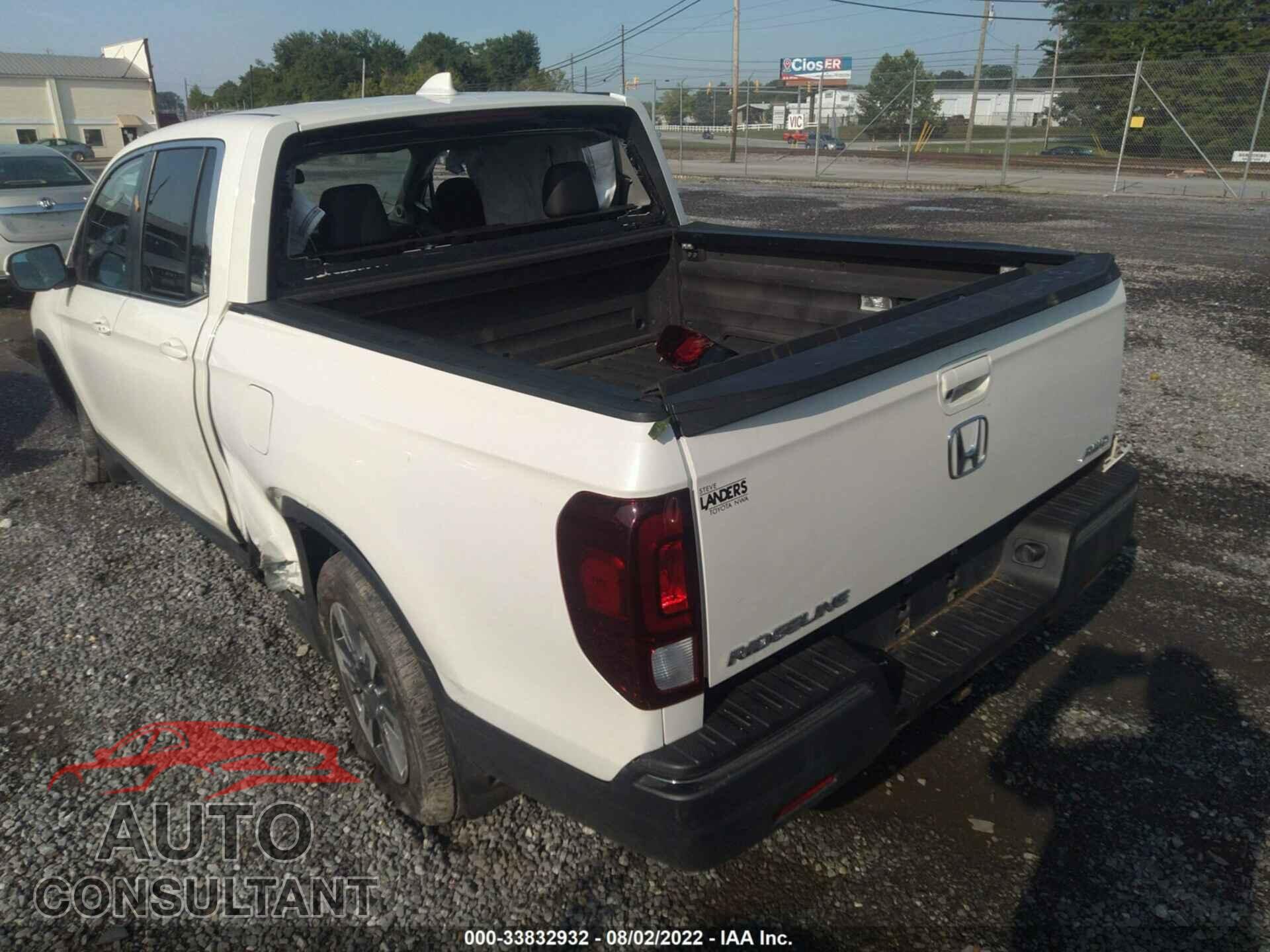HONDA RIDGELINE 2017 - 5FPYK3F68HB026778