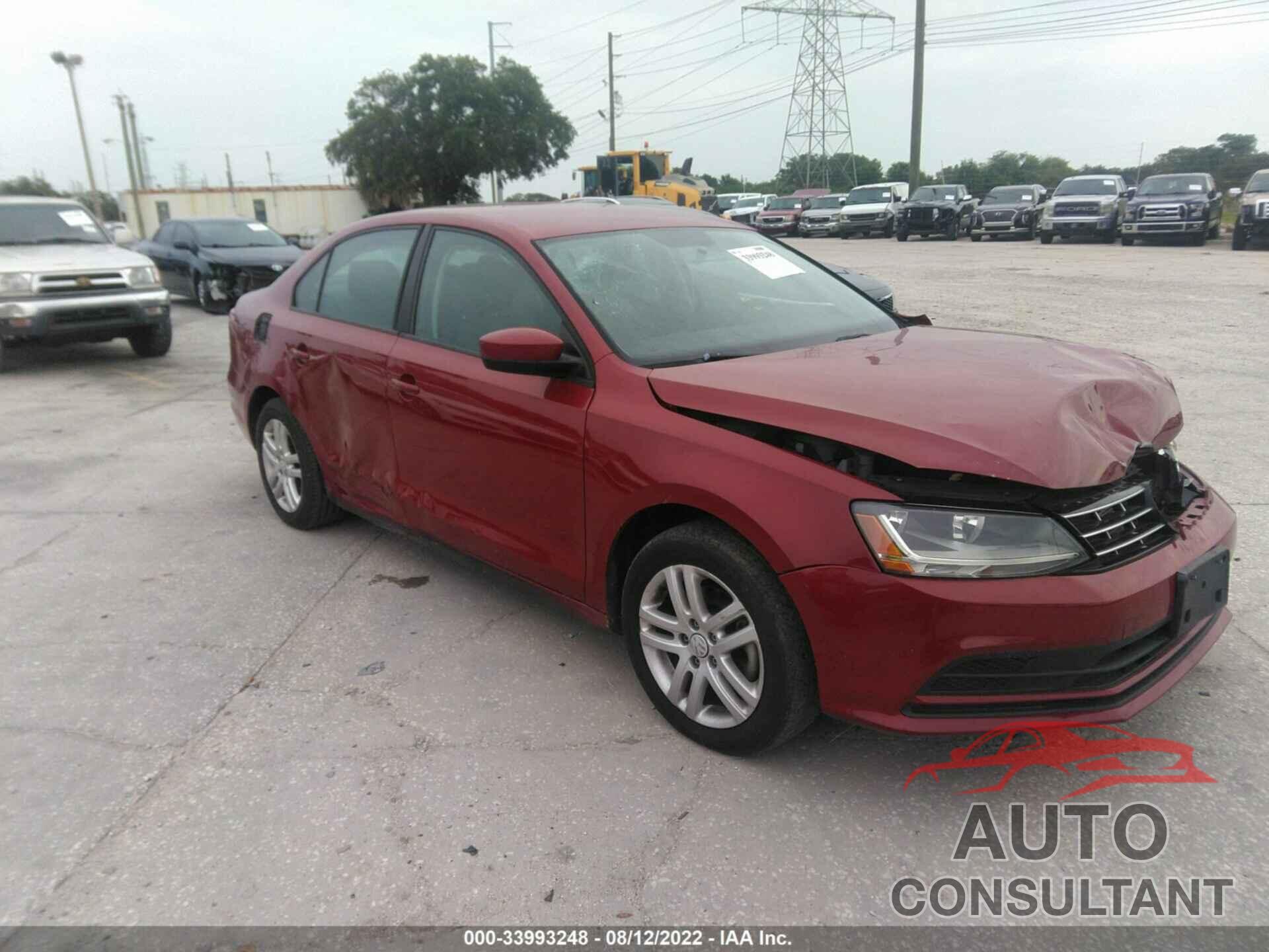 VOLKSWAGEN JETTA 2018 - 3VW2B7AJ3JM234776