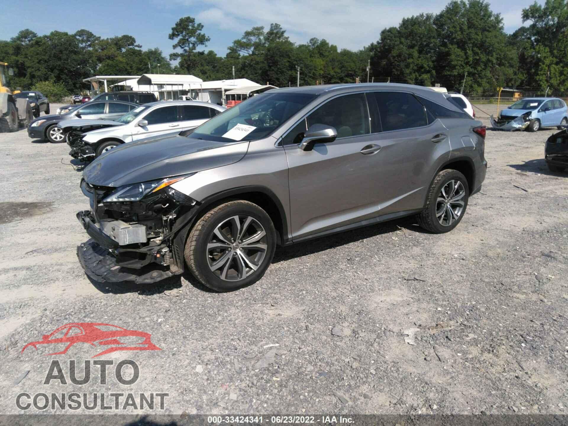LEXUS RX 2017 - 2T2ZZMCA6HC091085