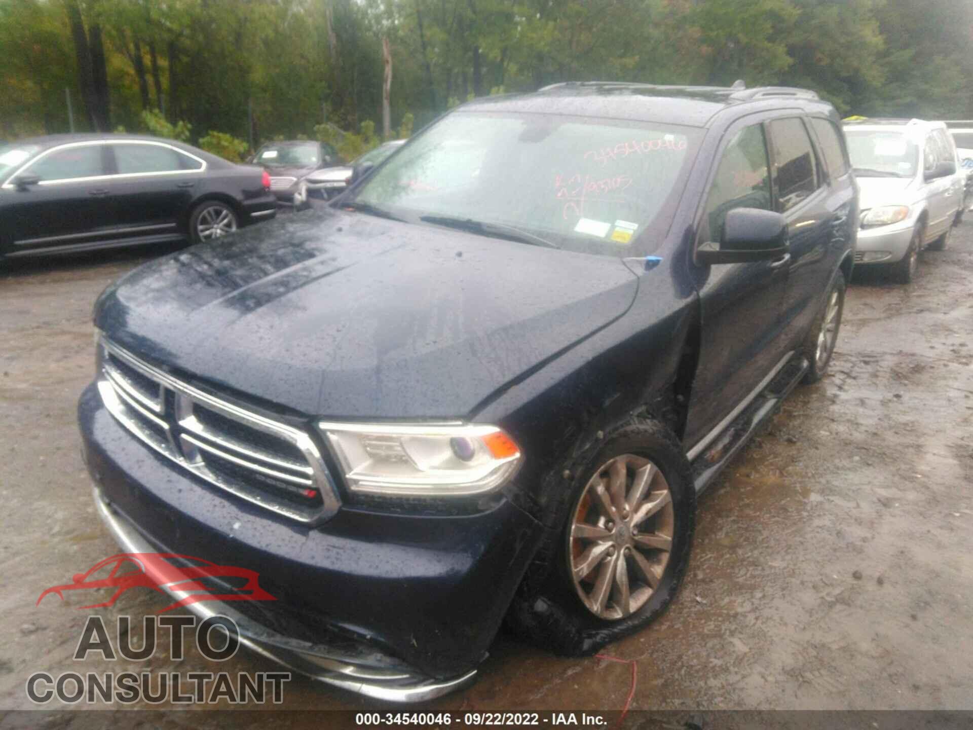 DODGE DURANGO 2017 - 1C4RDJAG4HC884001