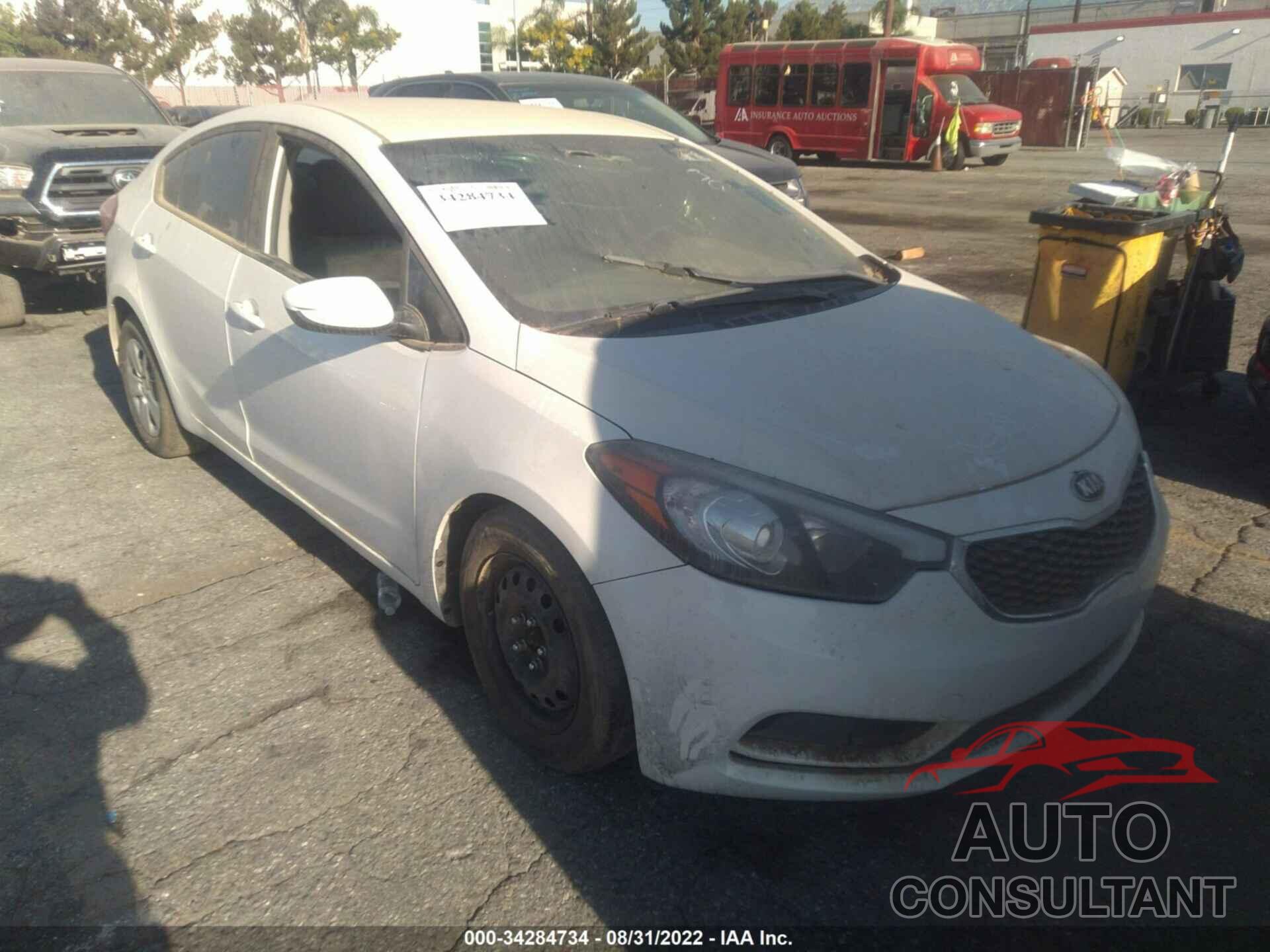 KIA FORTE 2016 - KNAFK4A68G5575312