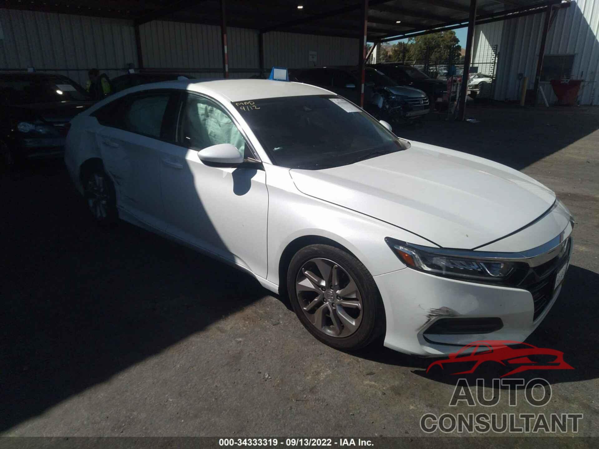 HONDA ACCORD SEDAN 2018 - 1HGCV1F18JA190602