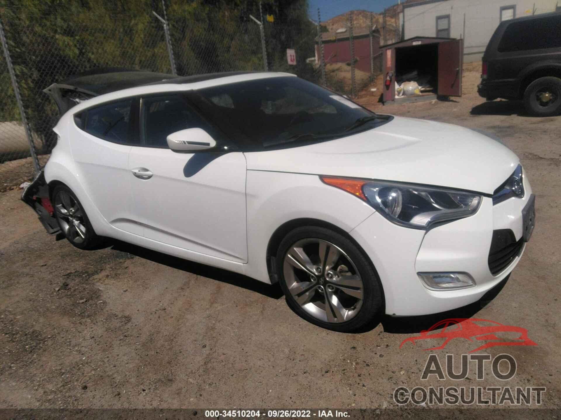 HYUNDAI VELOSTER 2016 - KMHTC6AD1GU289462