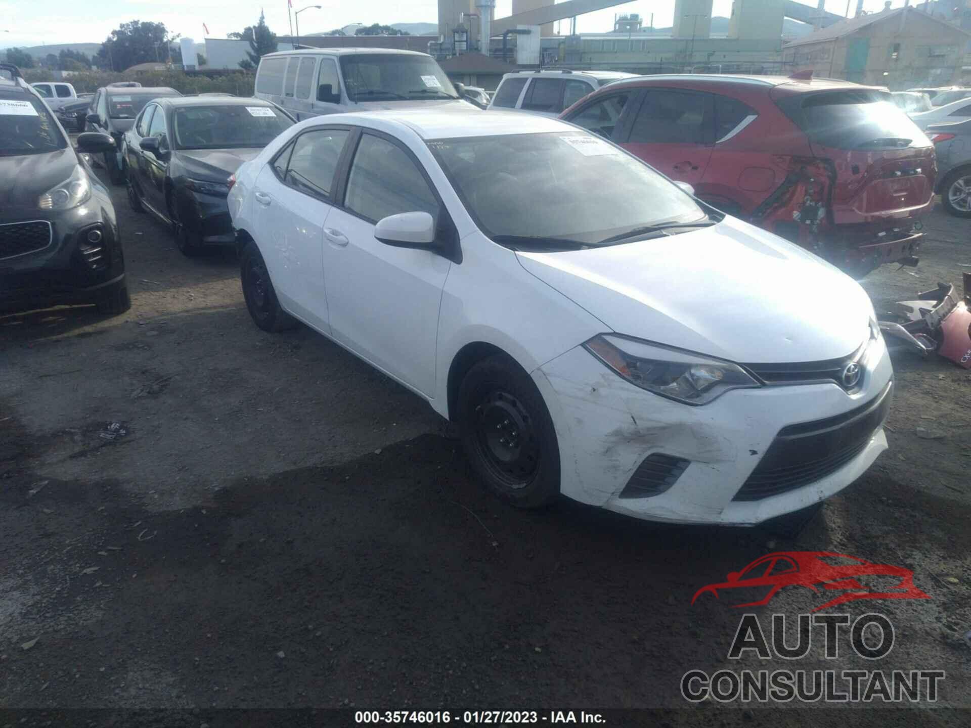 TOYOTA COROLLA 2016 - 5YFBURHE9GP438775