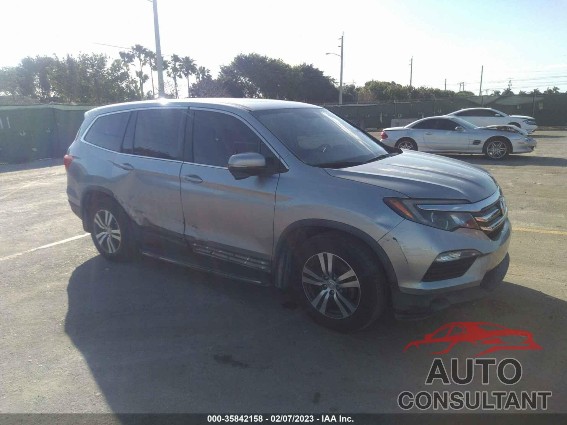 HONDA PILOT 2016 - 5FNYF5H55GB010033