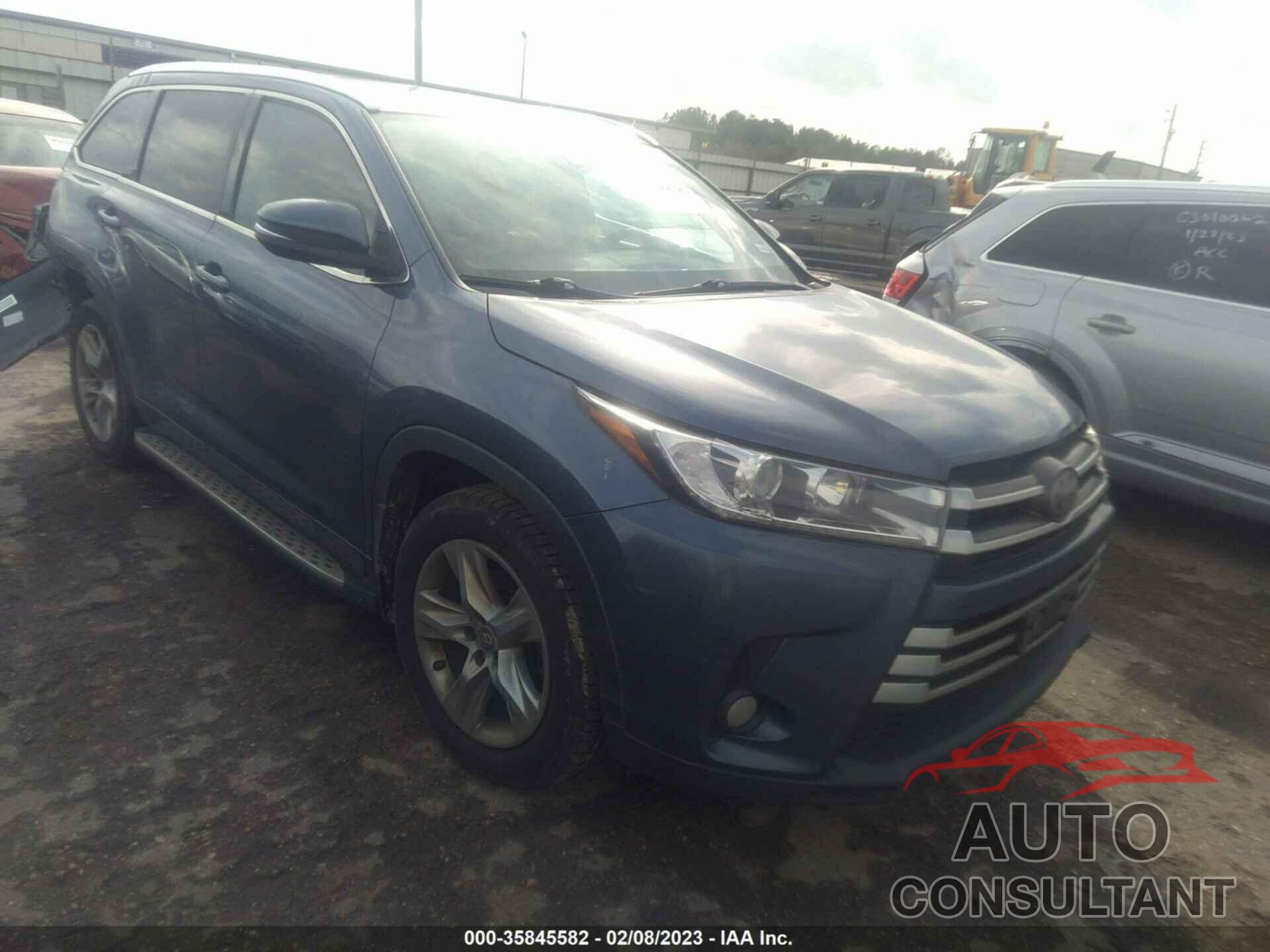 TOYOTA HIGHLANDER 2017 - 5TDYZRFH8HS188673