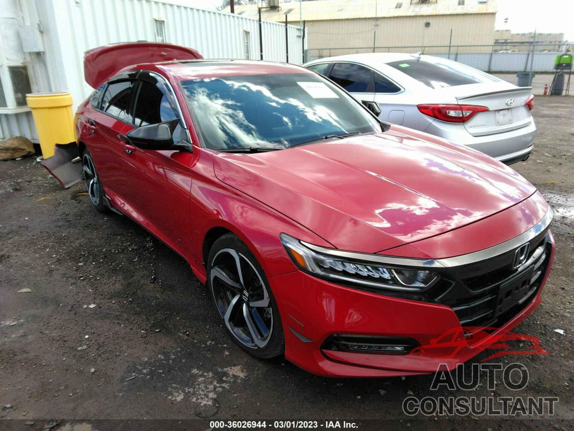 HONDA ACCORD SEDAN 2019 - 1HGCV2F38KA013556