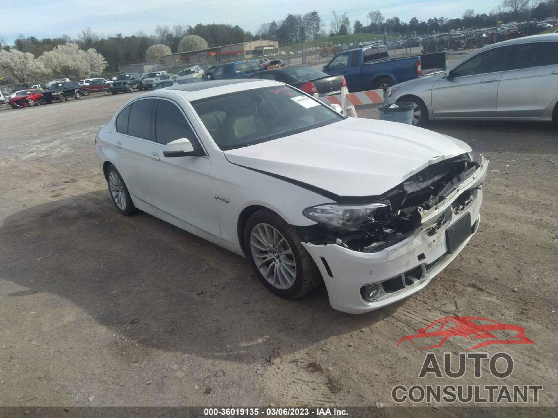 BMW 5 SERIES 2016 - WBA5A5C55GG349239