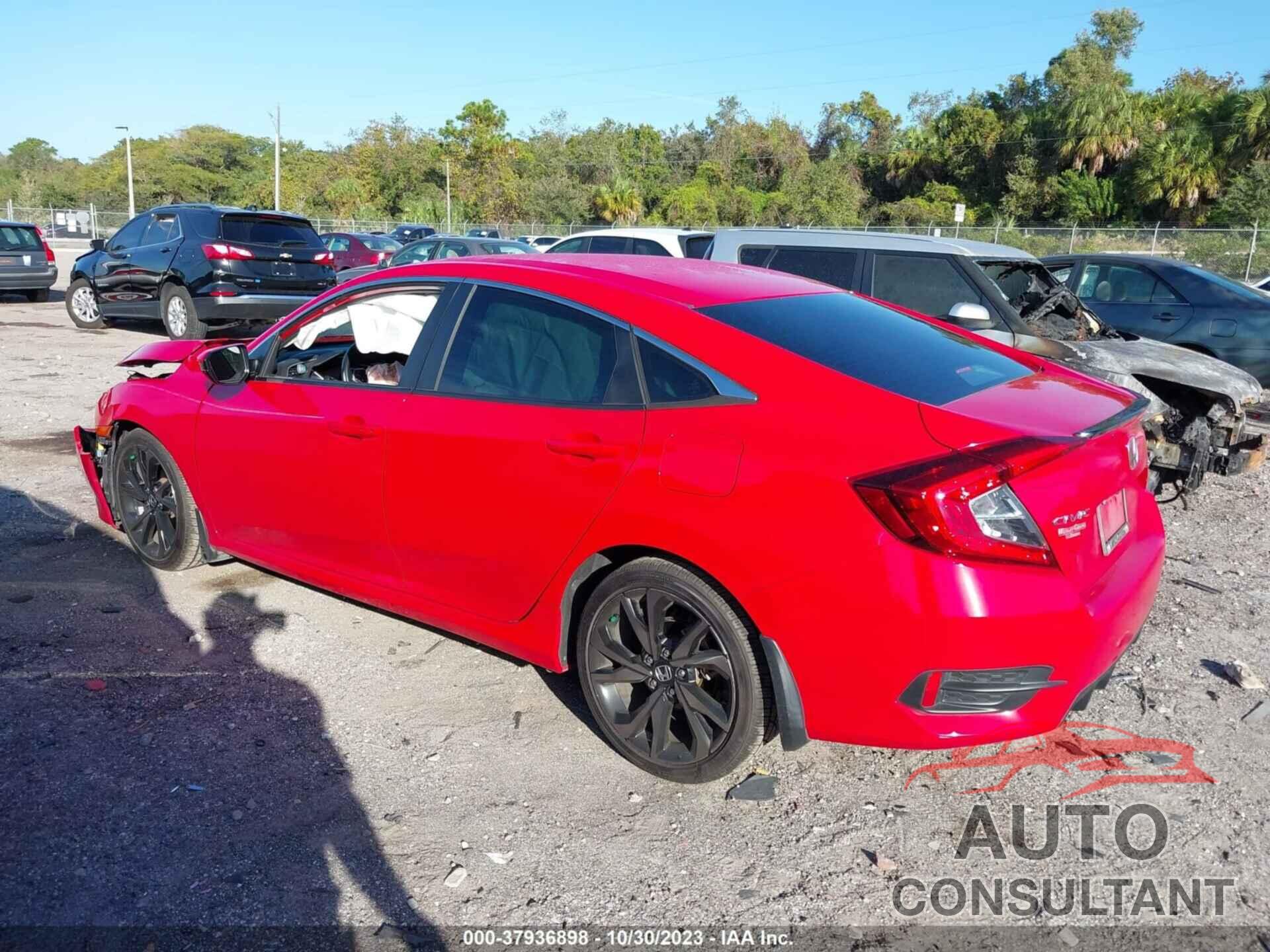 HONDA CIVIC 2019 - 2HGFC2F83KH588373