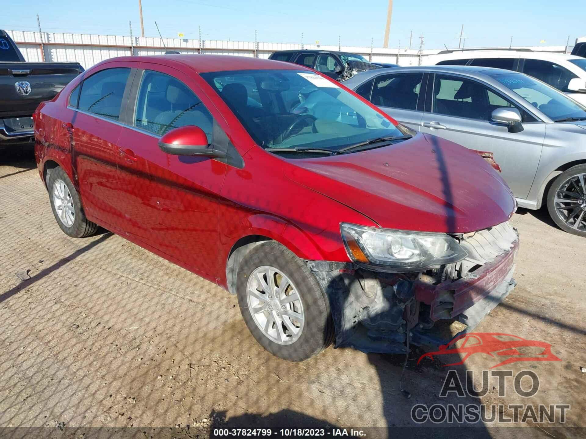 CHEVROLET SONIC 2017 - 1G1JD5SH0H4143455