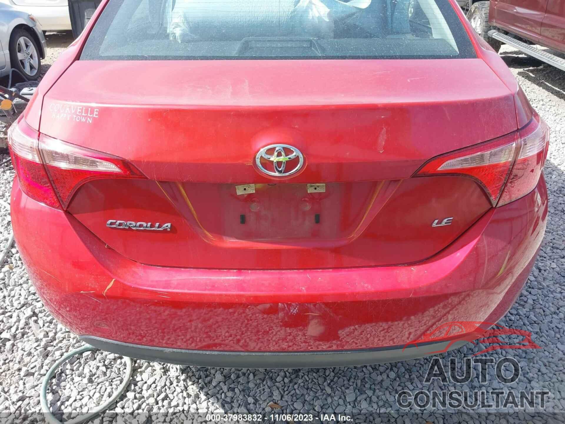 TOYOTA COROLLA 2019 - 5YFBURHE8KP942694