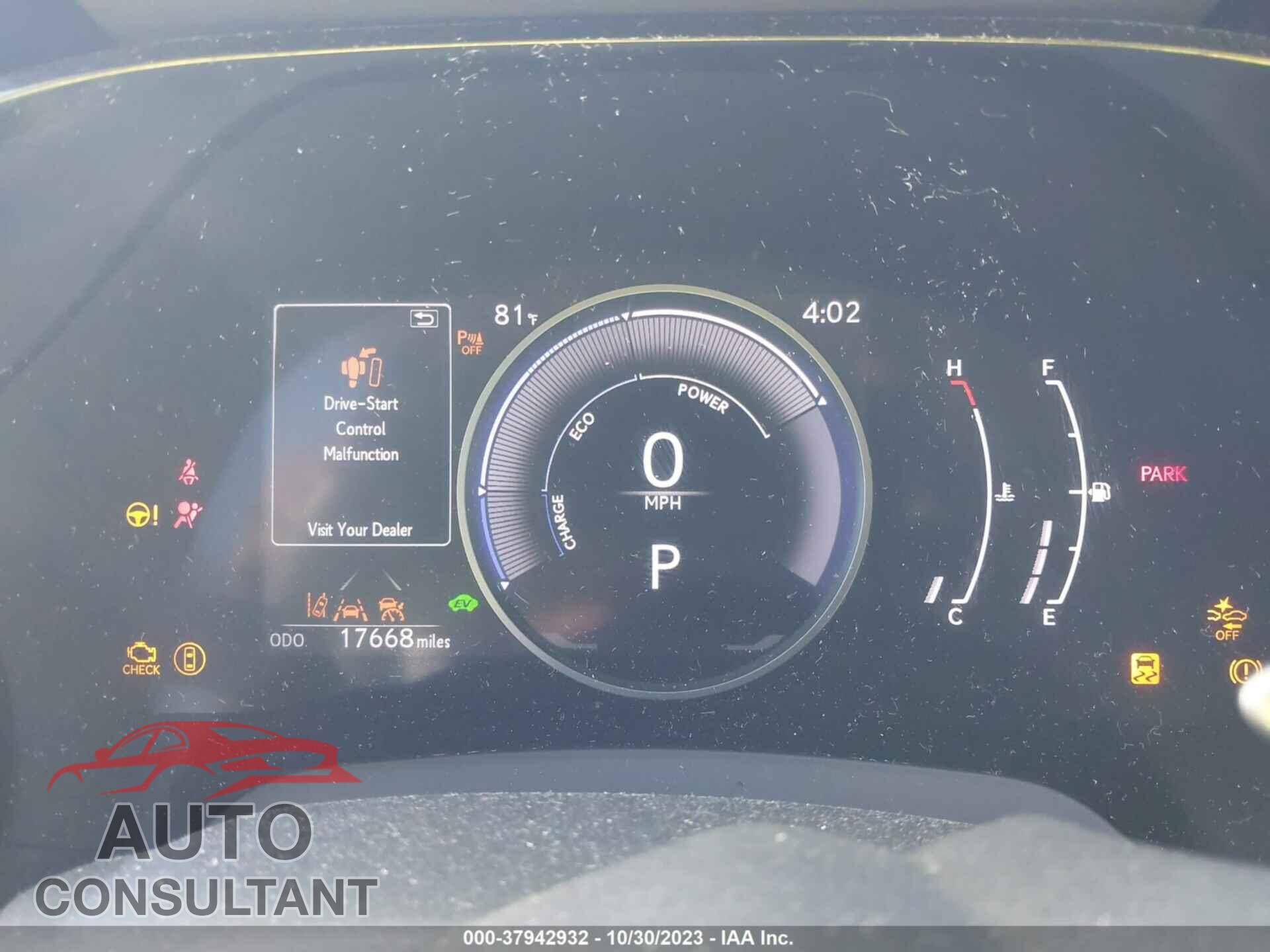 LEXUS RX 2023 - 2T2BBMCA7PC002337
