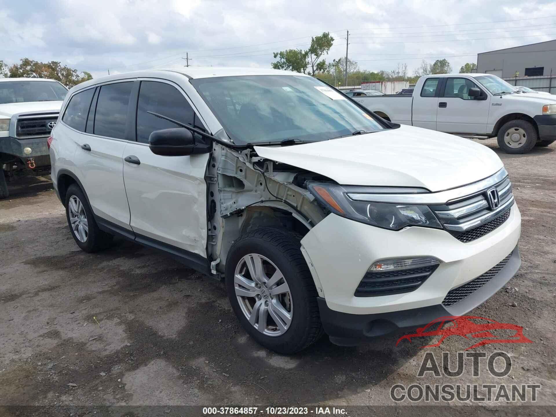HONDA PILOT 2017 - 5FNYF5H13HB020378