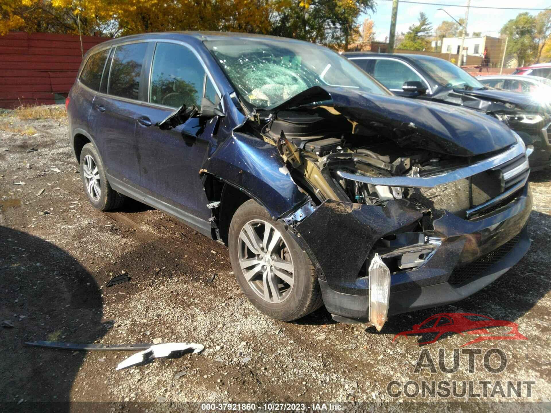 HONDA PILOT 2016 - 5FNYF5H36GB004935