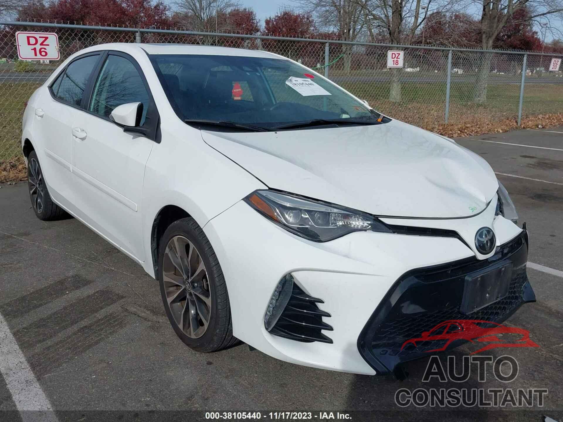 TOYOTA COROLLA 2017 - 2T1BURHEXHC863018