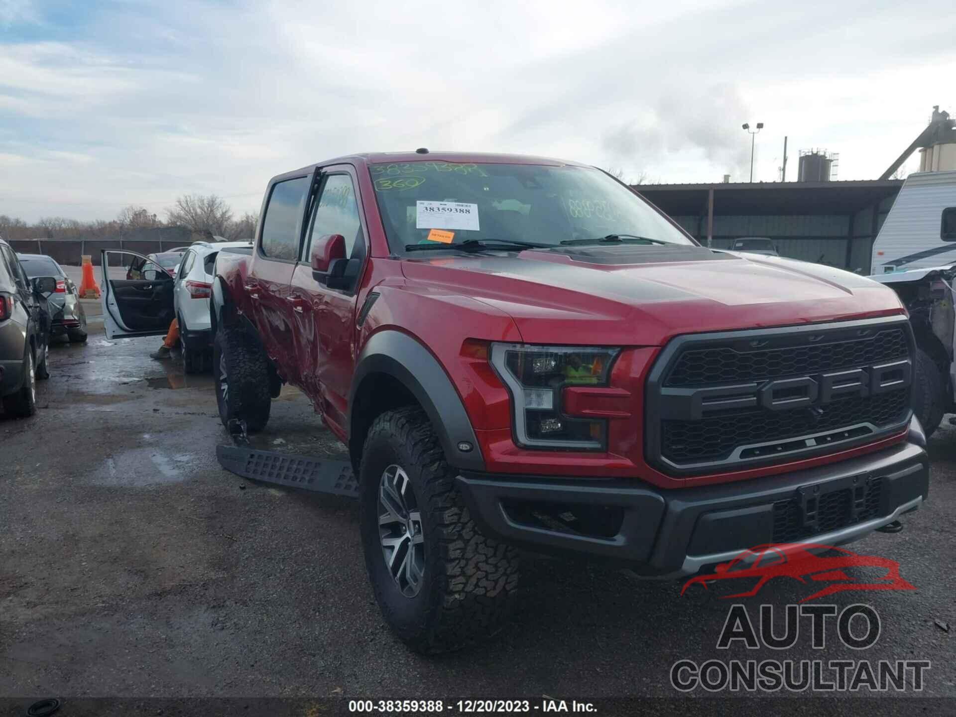 FORD F-150 2018 - 1FTFW1RG9JFD28322