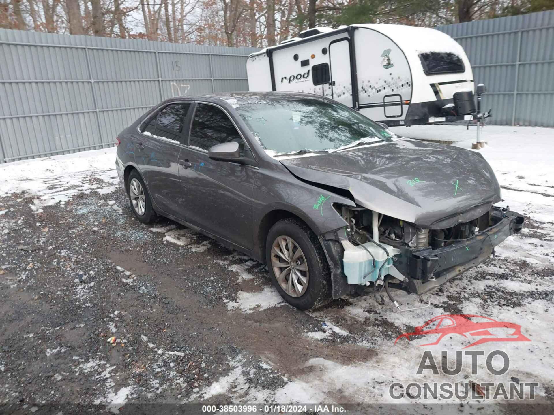 TOYOTA CAMRY 2016 - 4T4BF1FK9GR531546