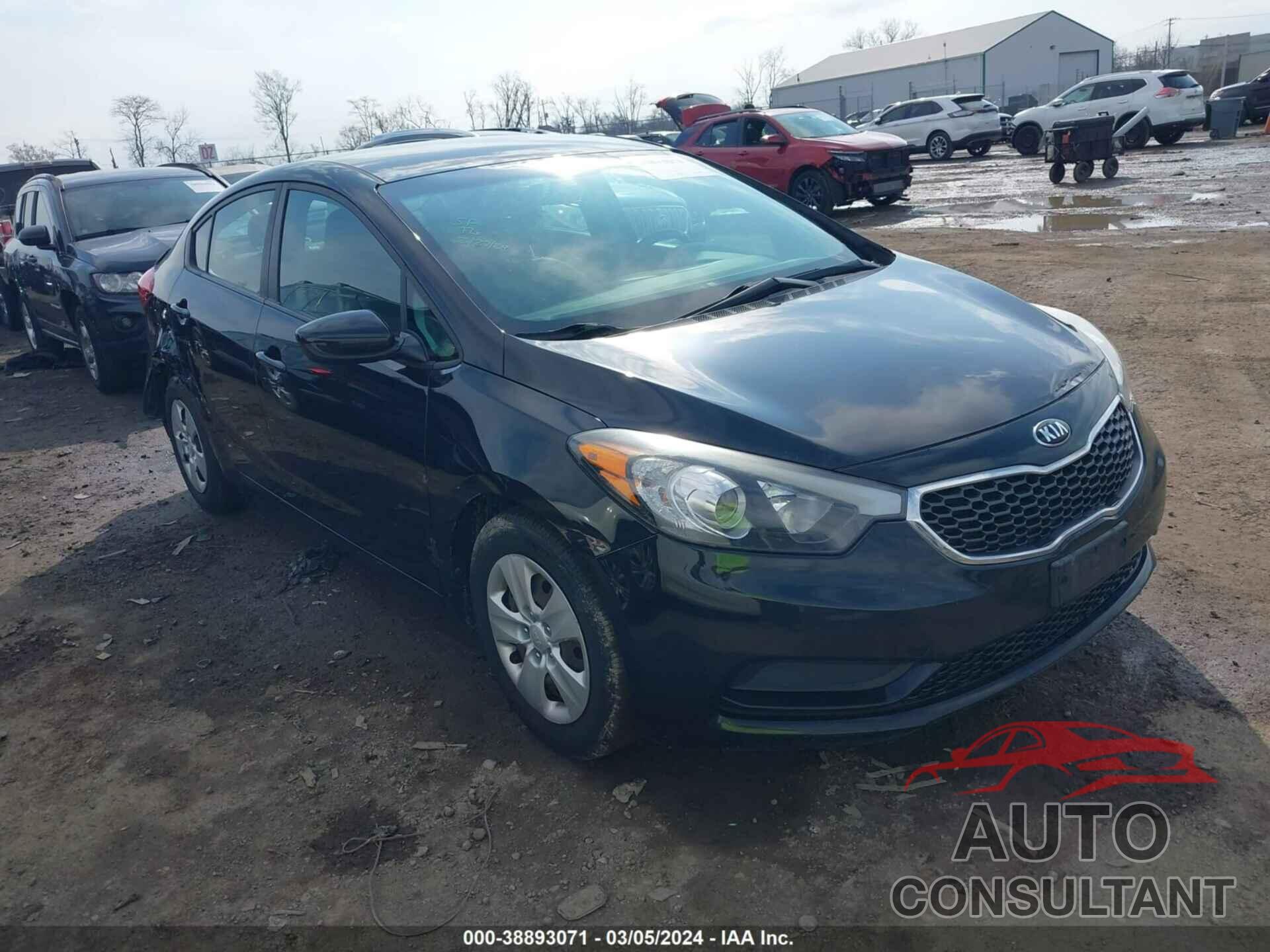 KIA FORTE 2016 - KNAFK4A69G5539113