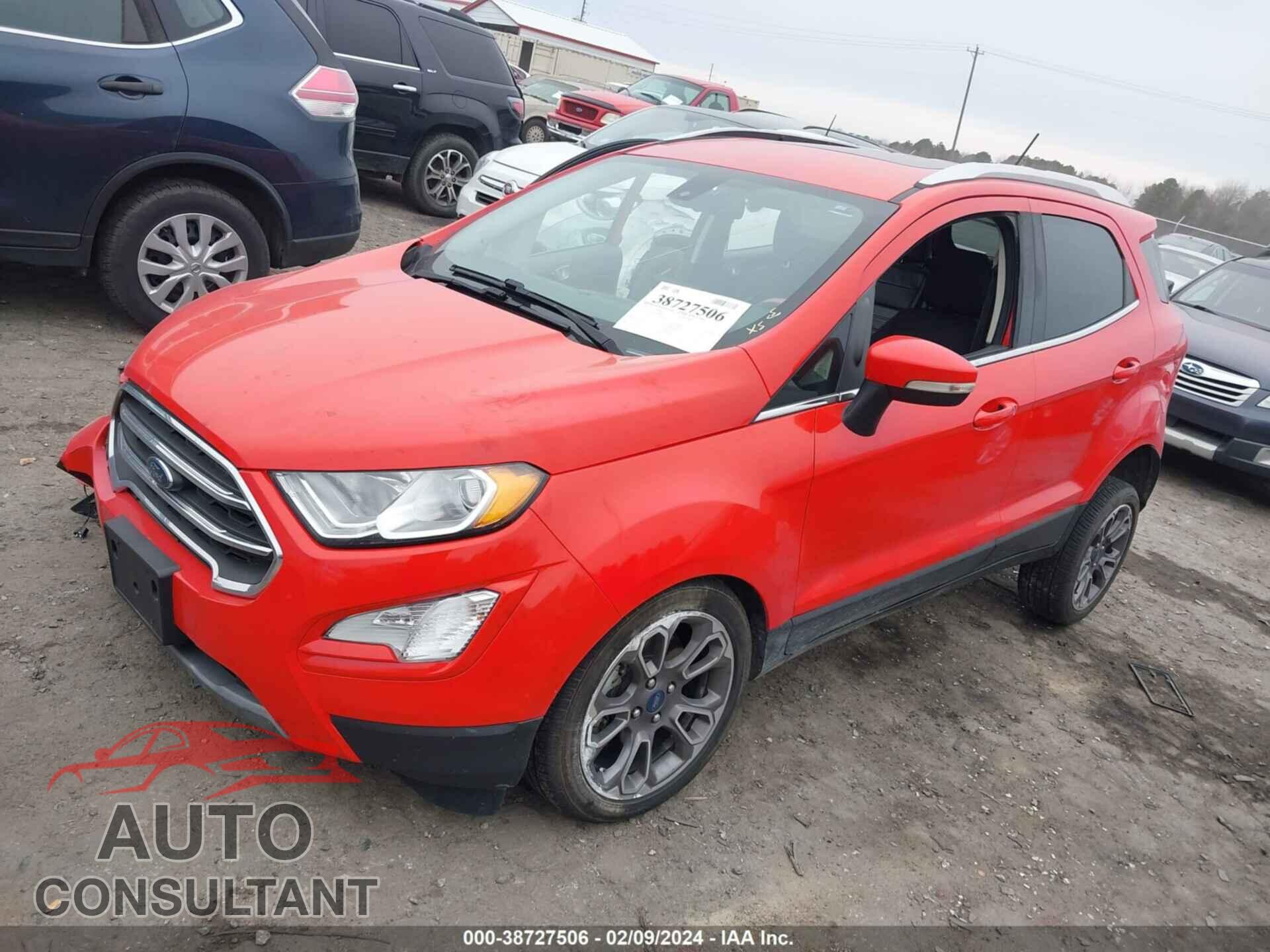 FORD ECOSPORT 2020 - MAJ6S3KL0LC349987