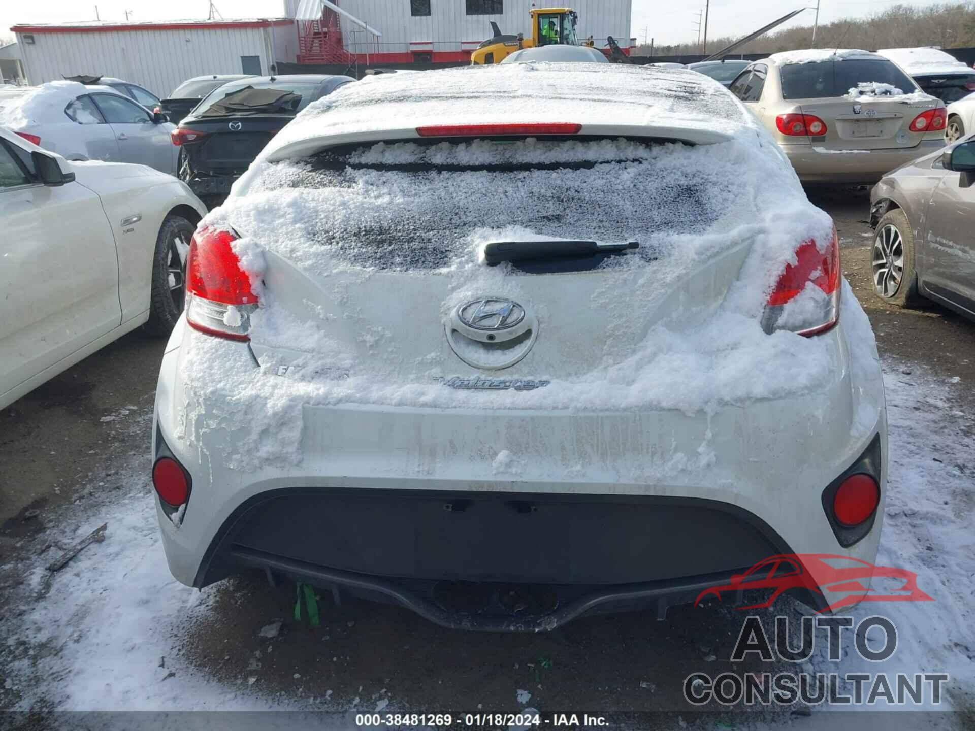 HYUNDAI VELOSTER 2016 - KMHTC6AEXGU296936