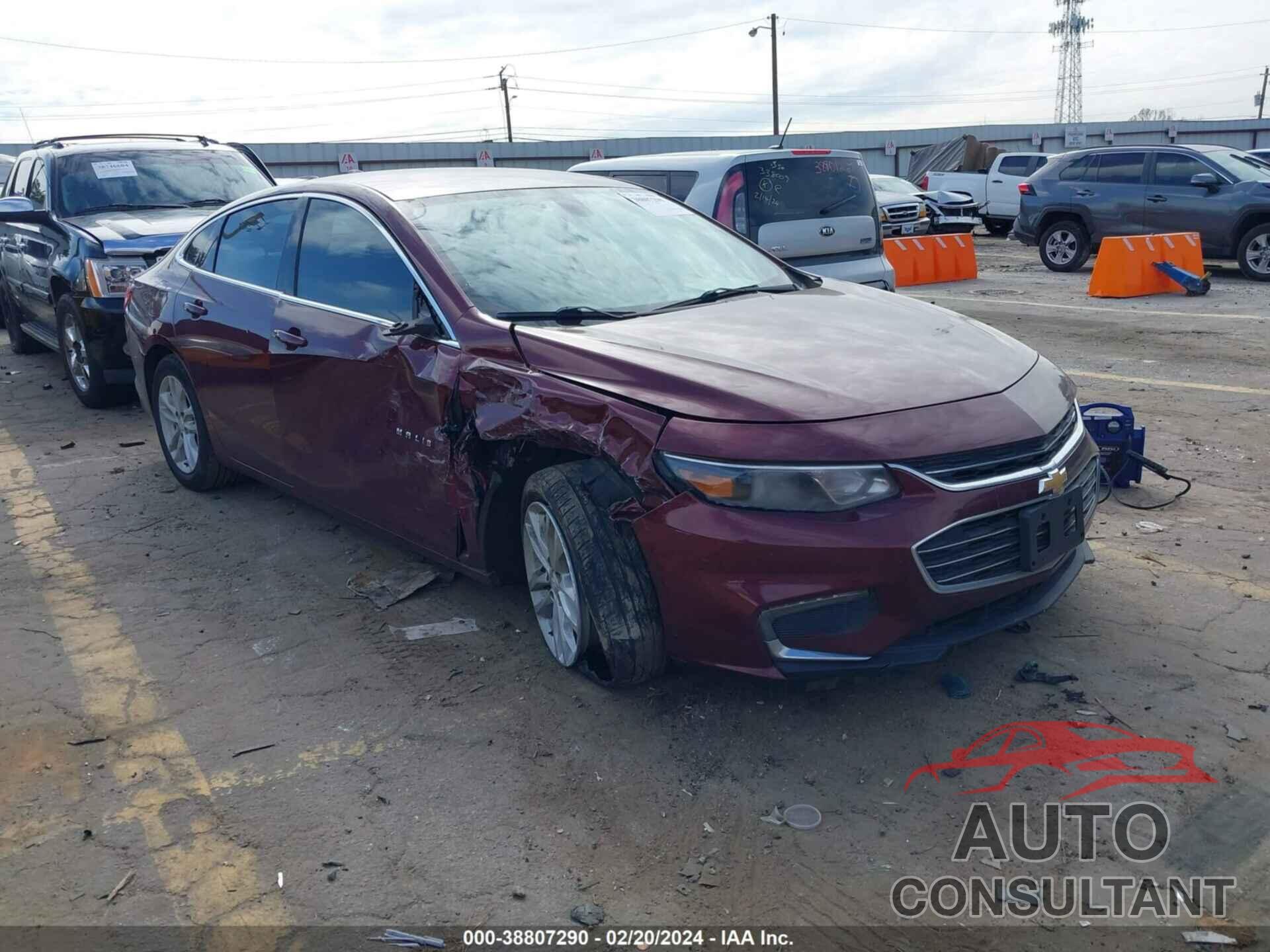 CHEVROLET MALIBU 2016 - 1G1ZE5ST2GF178814