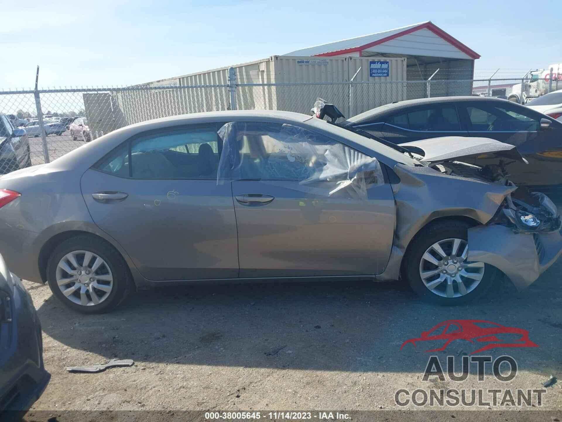 TOYOTA COROLLA 2016 - 2T1BURHE0GC664056