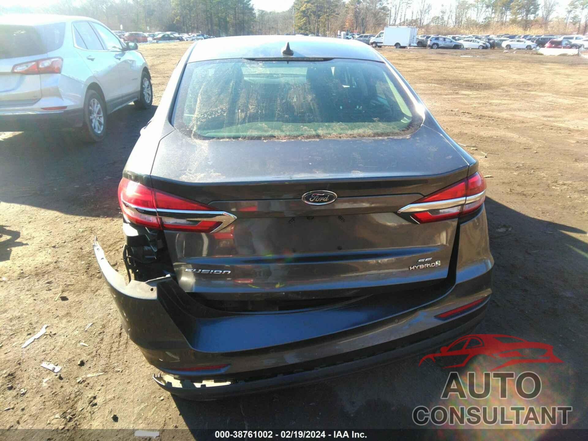 FORD FUSION HYBRID 2019 - 3FA6P0LU6KR285316