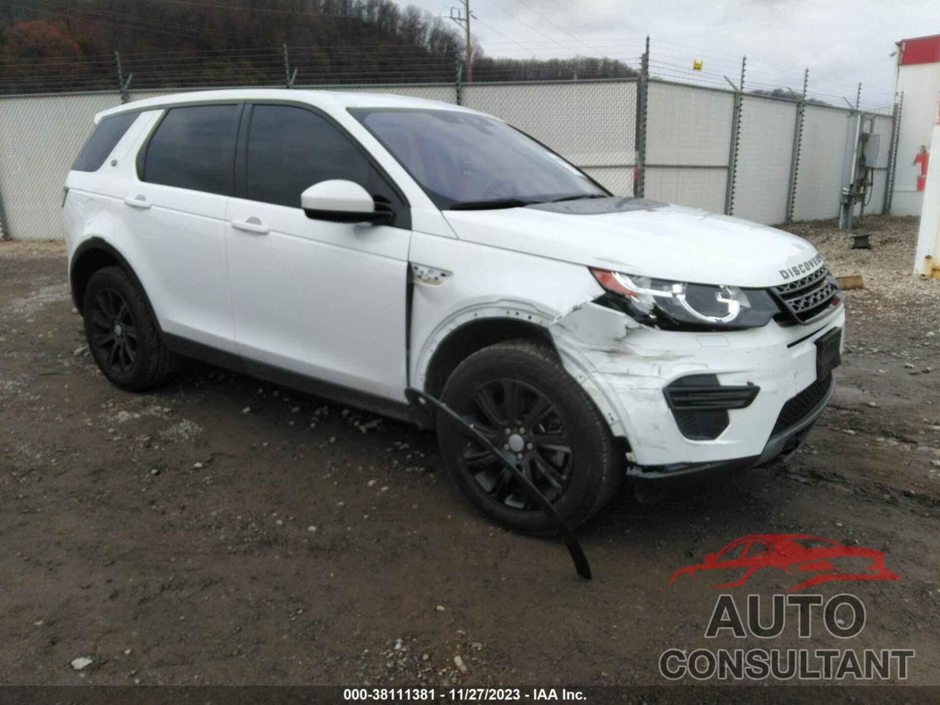 LAND ROVER DISCOVERY SPORT 2019 - SALCP2FX3KH798452