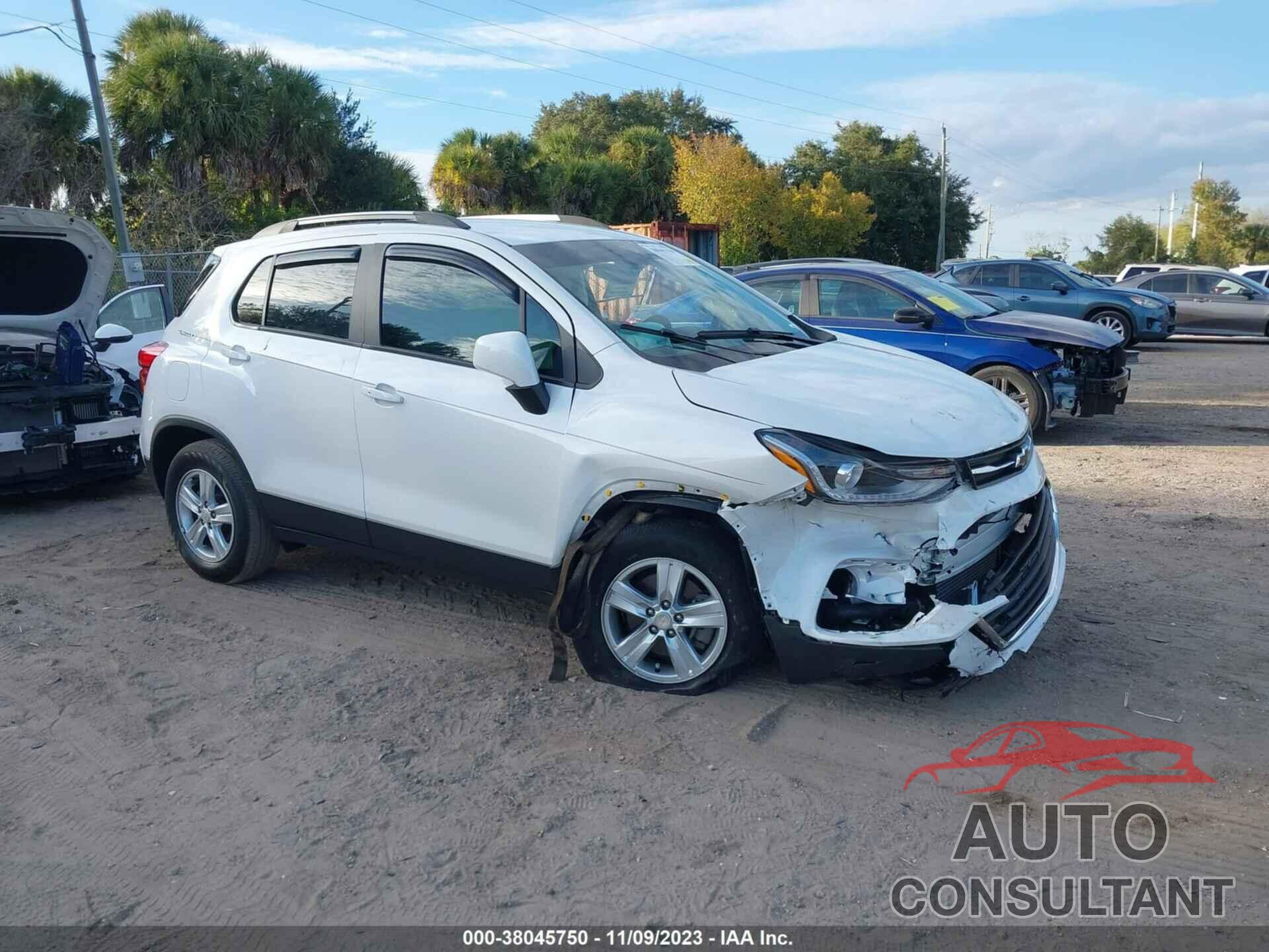 CHEVROLET TRAX 2022 - KL7CJPSM0NB513437