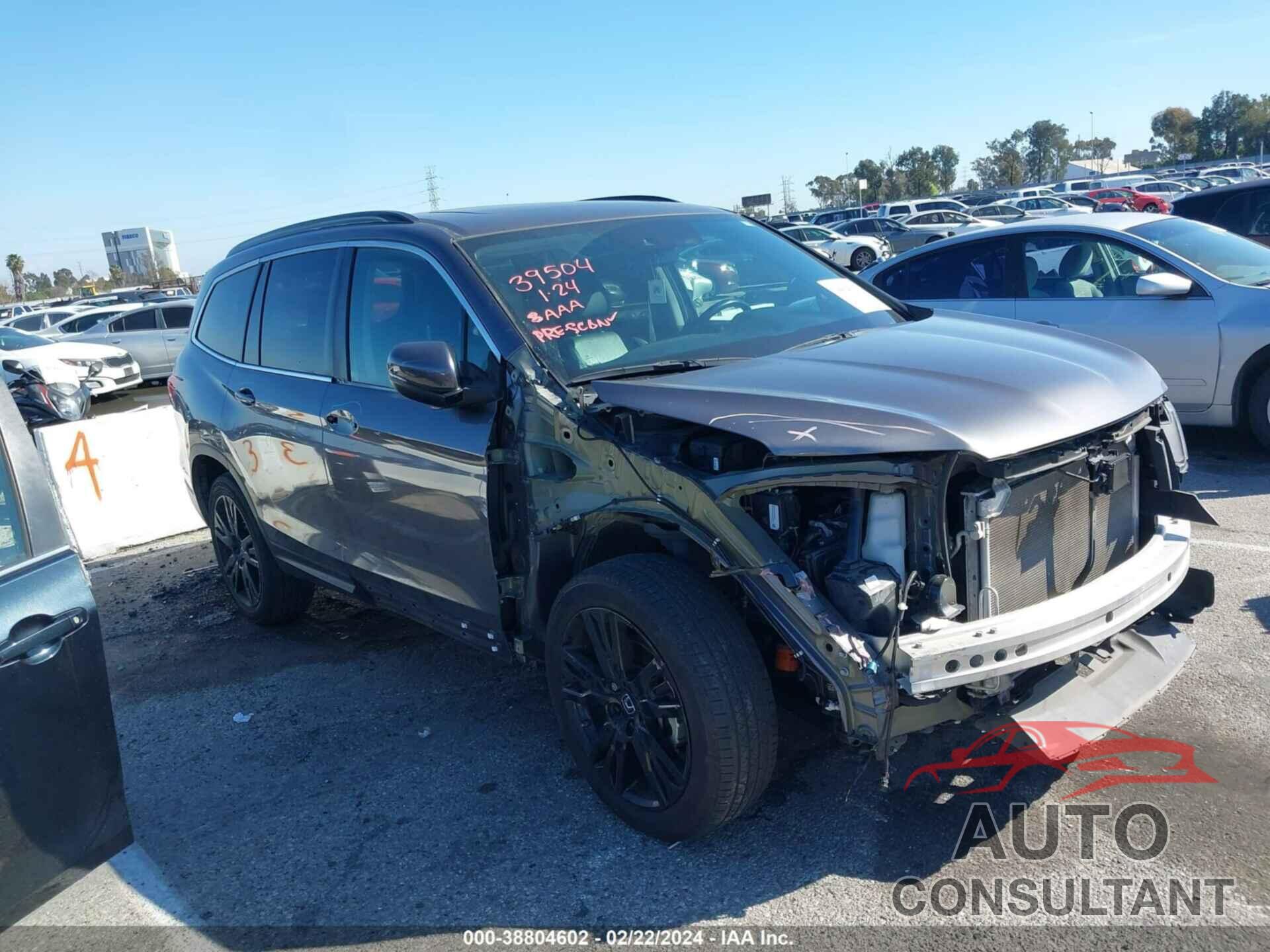 HONDA PILOT 2021 - 5FNYF5H29MB005449