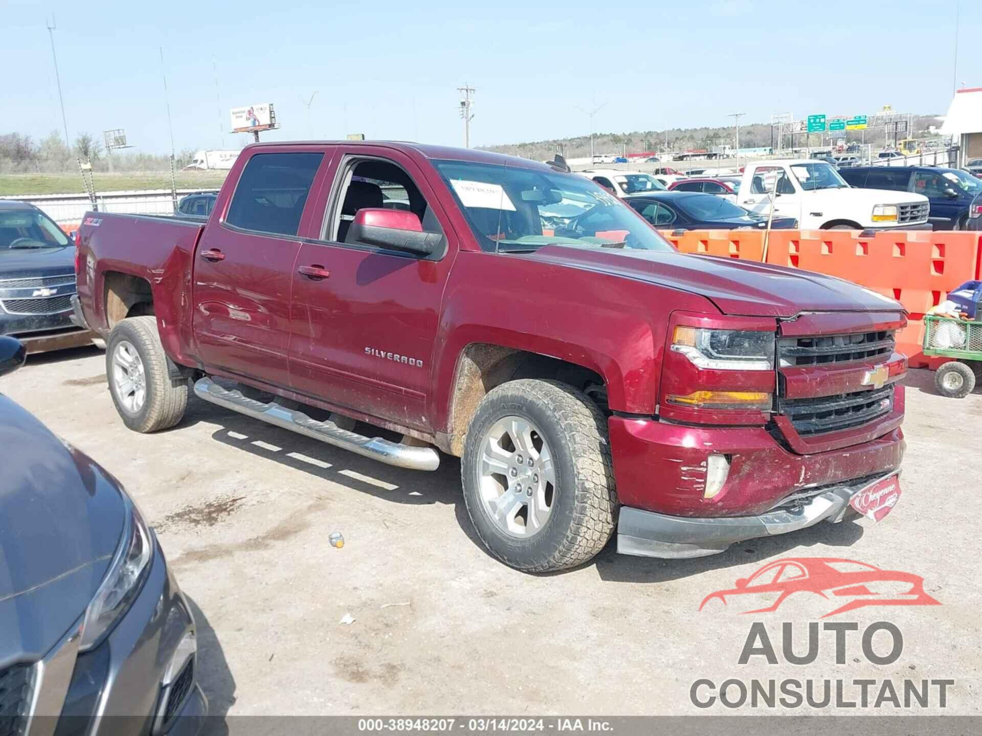 CHEVROLET SILVERADO 1500 2016 - 3GCUKREC0GG354271