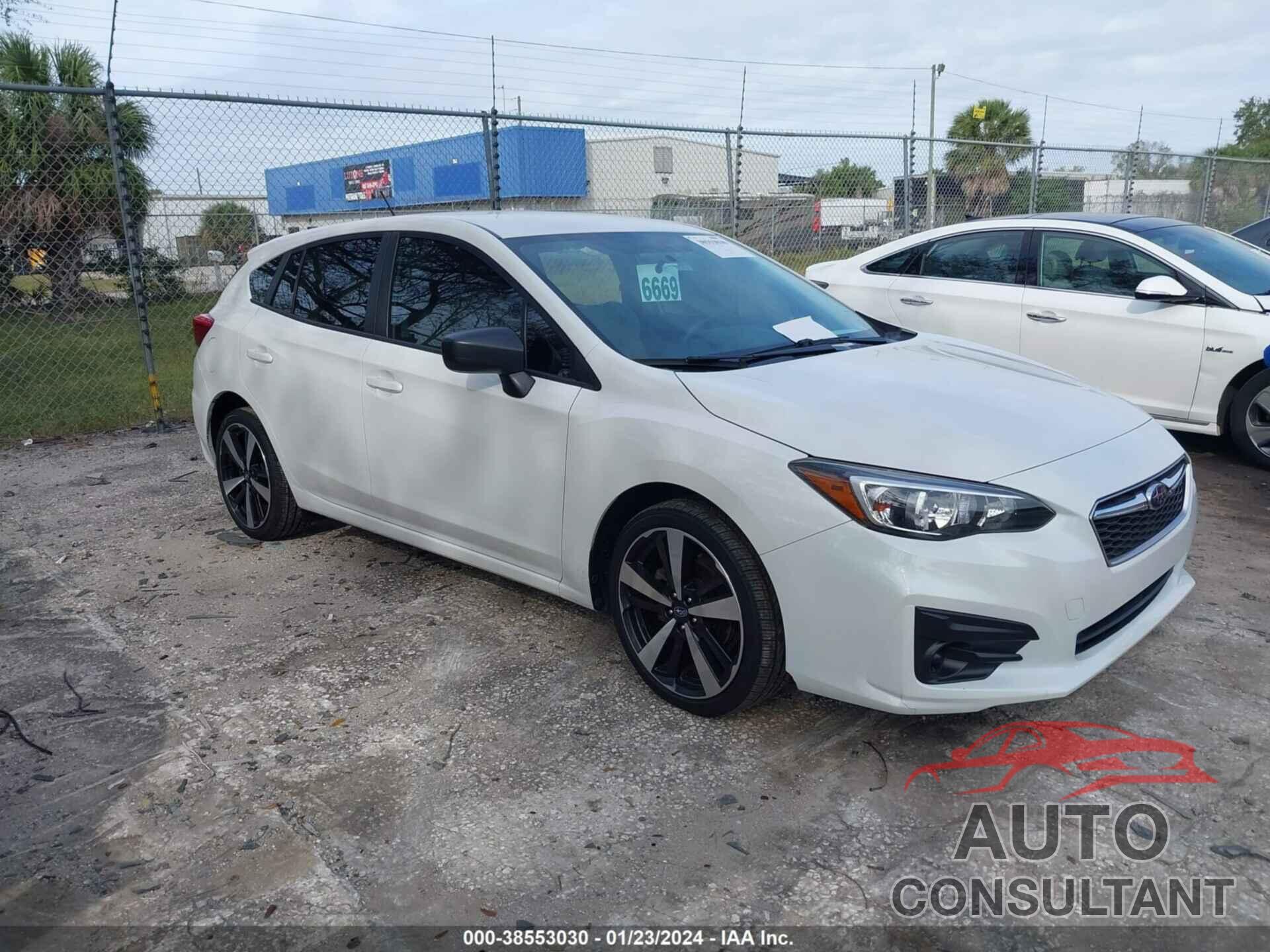 SUBARU IMPREZA 2018 - 4S3GTAA61J3719742