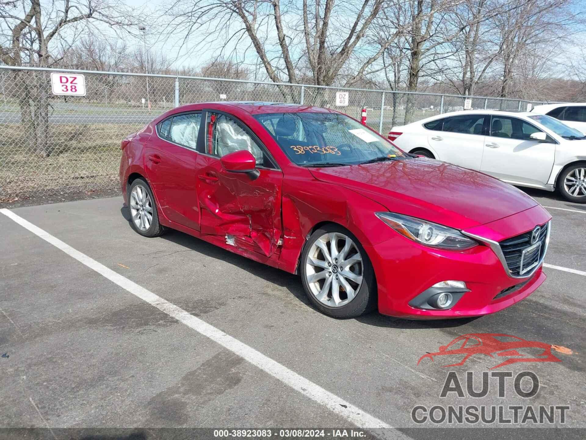 MAZDA MAZDA3 2016 - JM1BM1X38G1294626