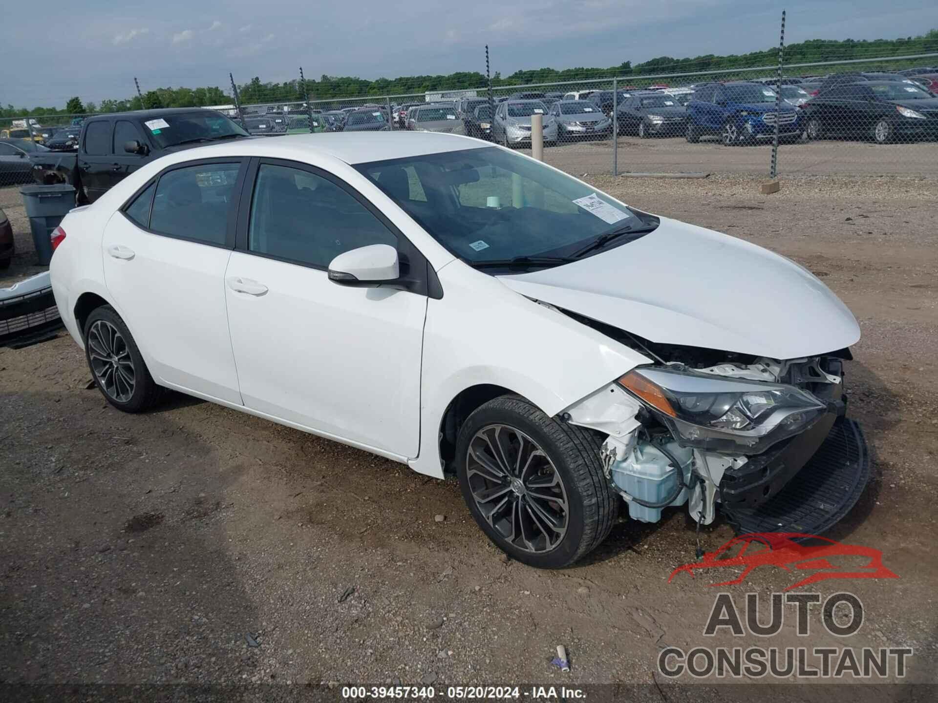 TOYOTA COROLLA 2016 - 5YFBURHE1GP523691