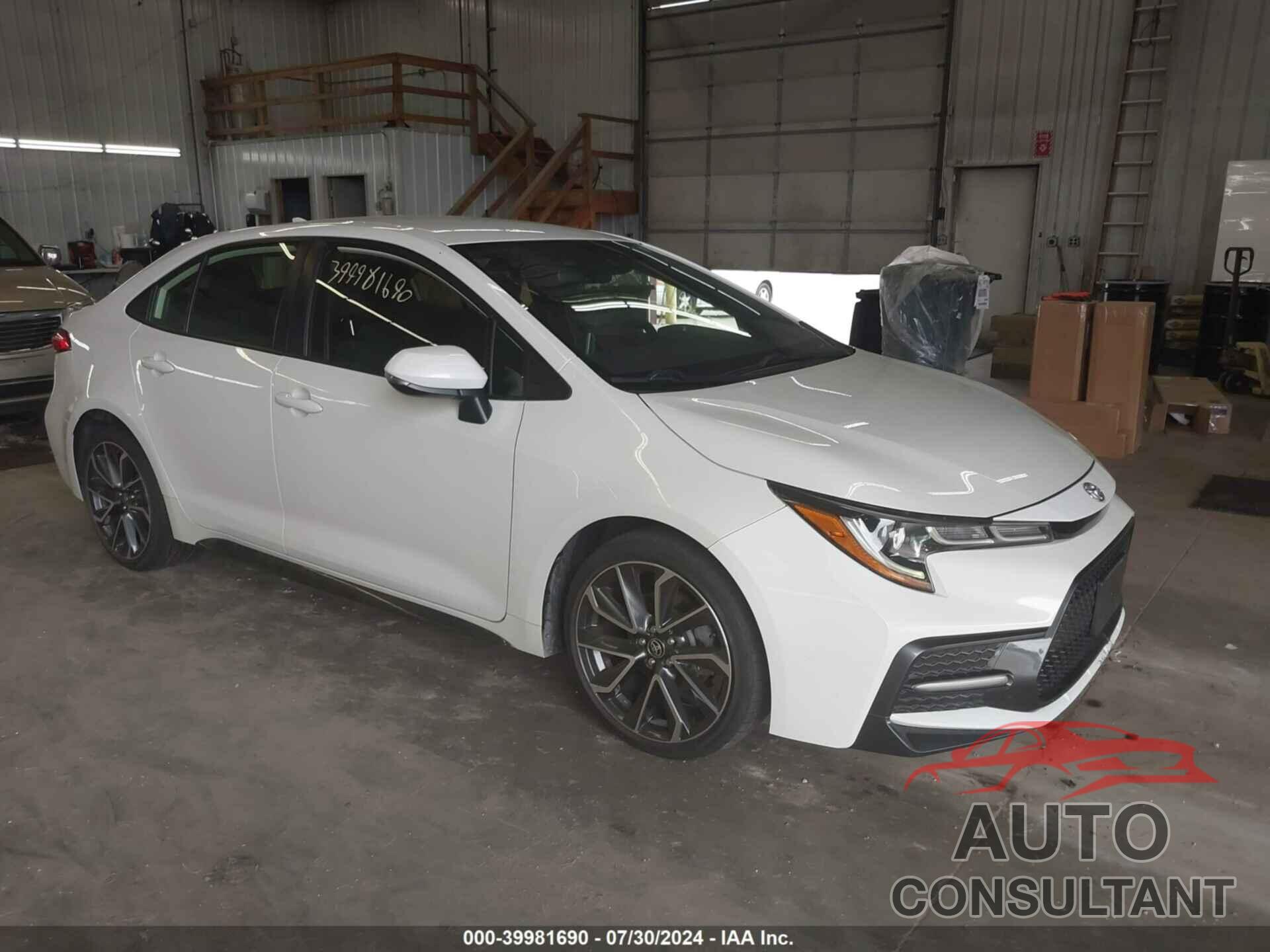 TOYOTA COROLLA 2021 - JTDS4MCE1MJ062583