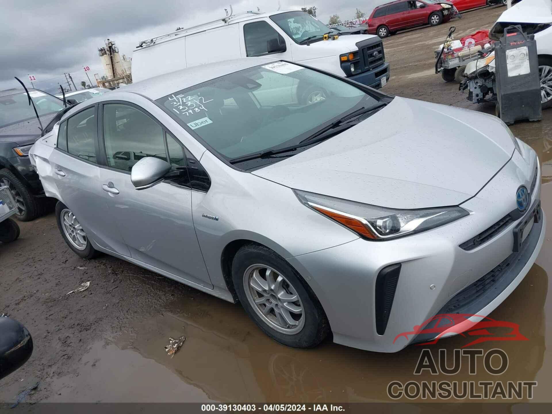 TOYOTA PRIUS 2019 - JTDKARFUXK3077934