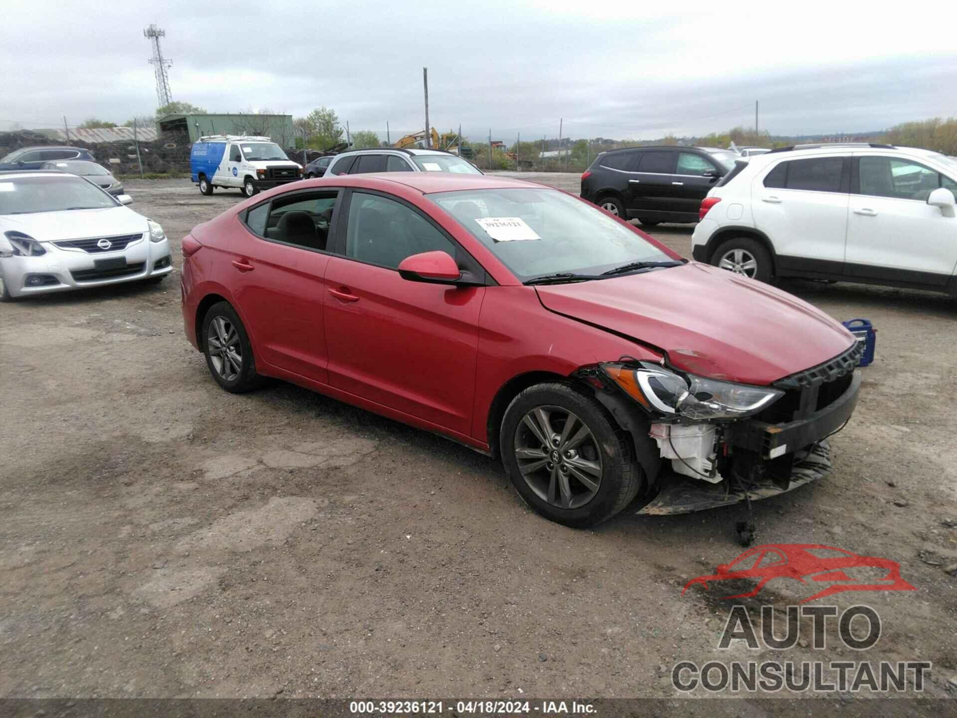 HYUNDAI ELANTRA 2018 - 5NPD84LF9JH263769