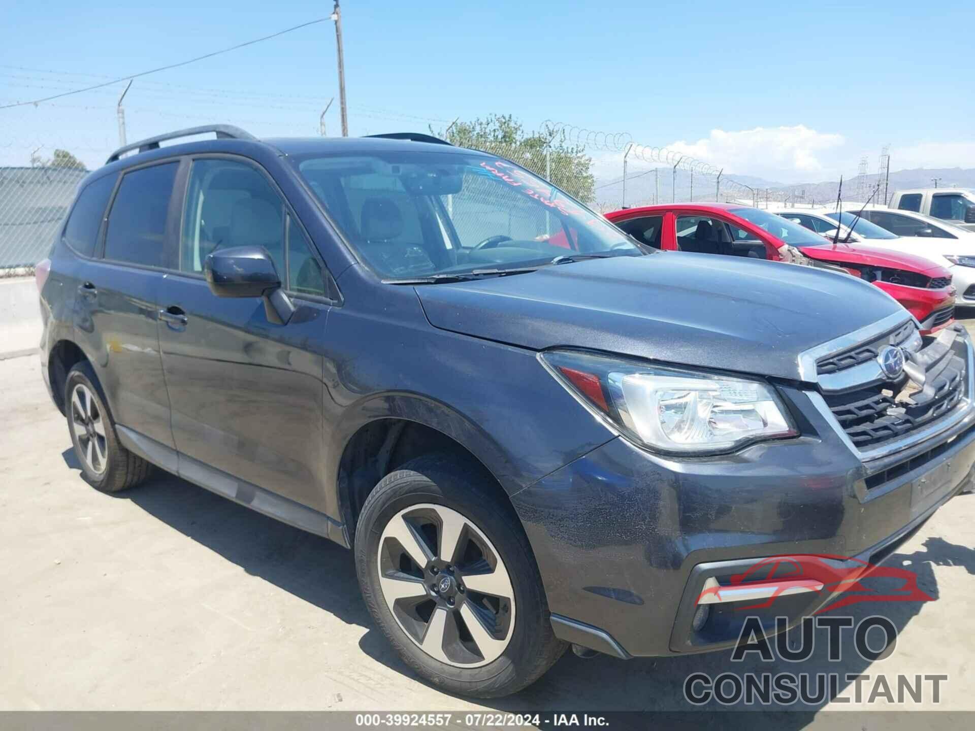 SUBARU FORESTER 2018 - JF2SJAGCXJH430392