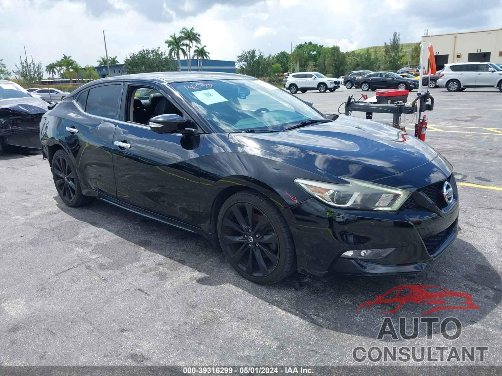 NISSAN MAXIMA 2018 - 1N4AA6AP5JC372472