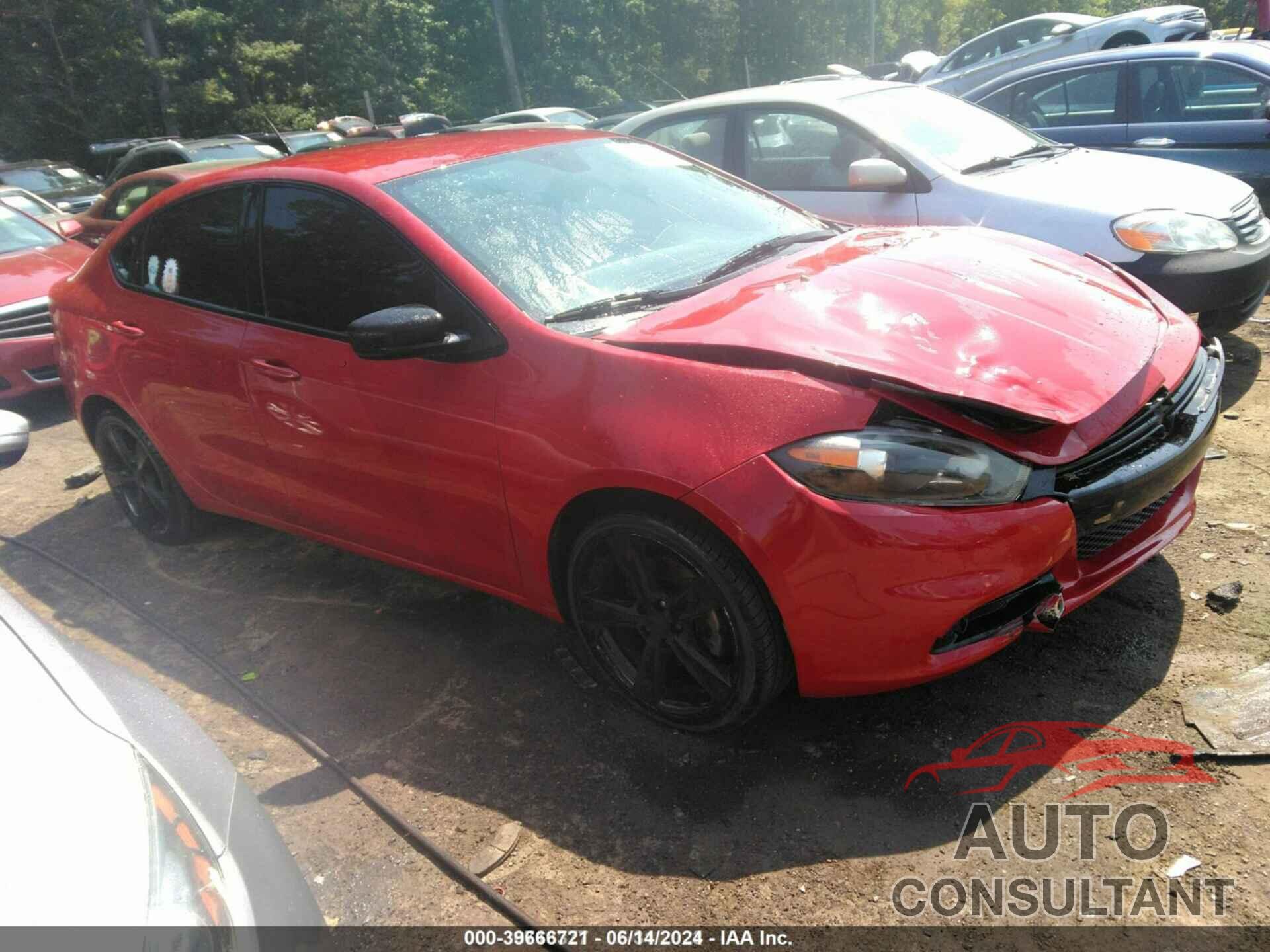 DODGE DART 2015 - 1C3CDFBB6FD435260