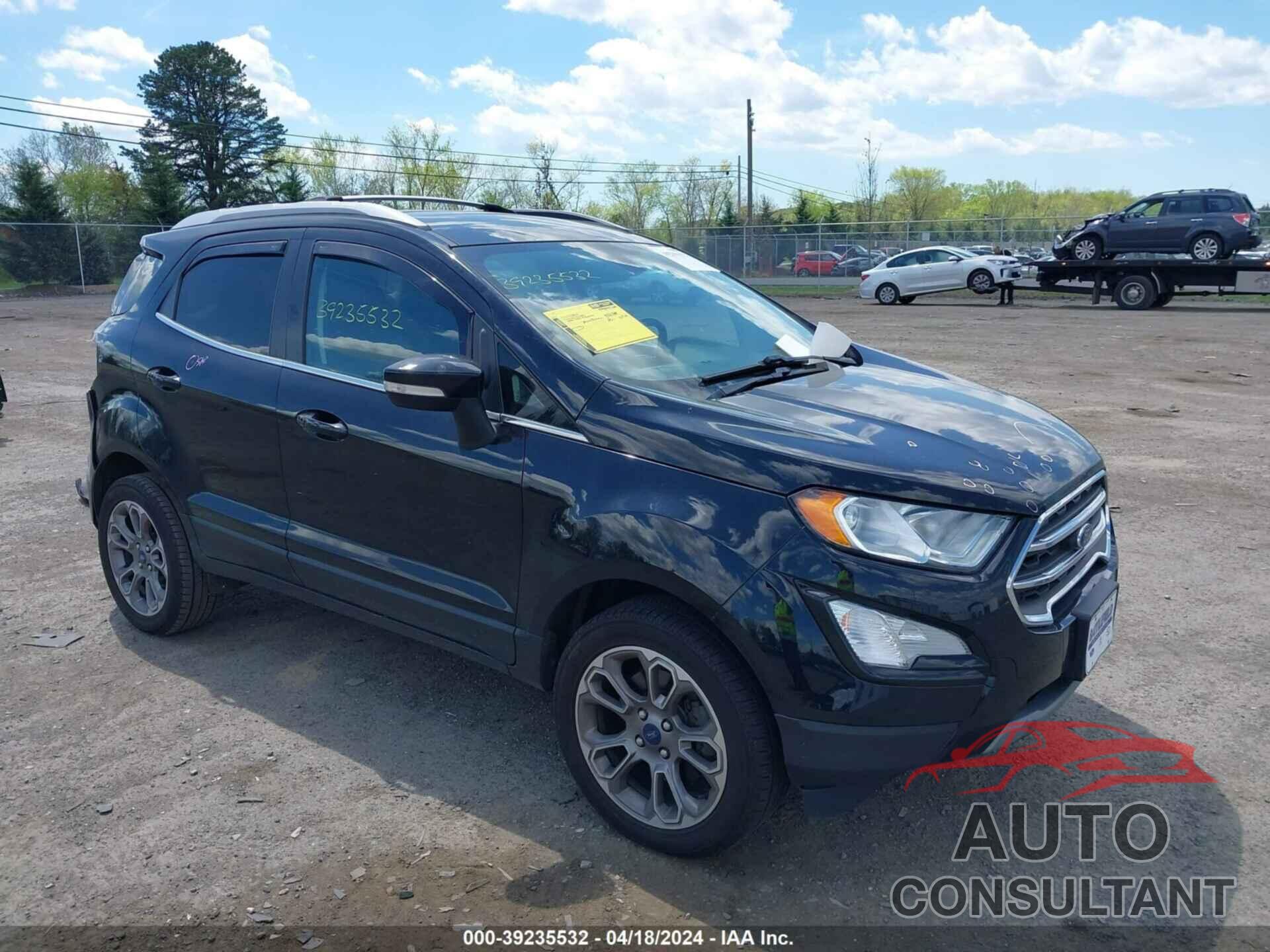 FORD ECOSPORT 2018 - MAJ6P1WL5JC234802